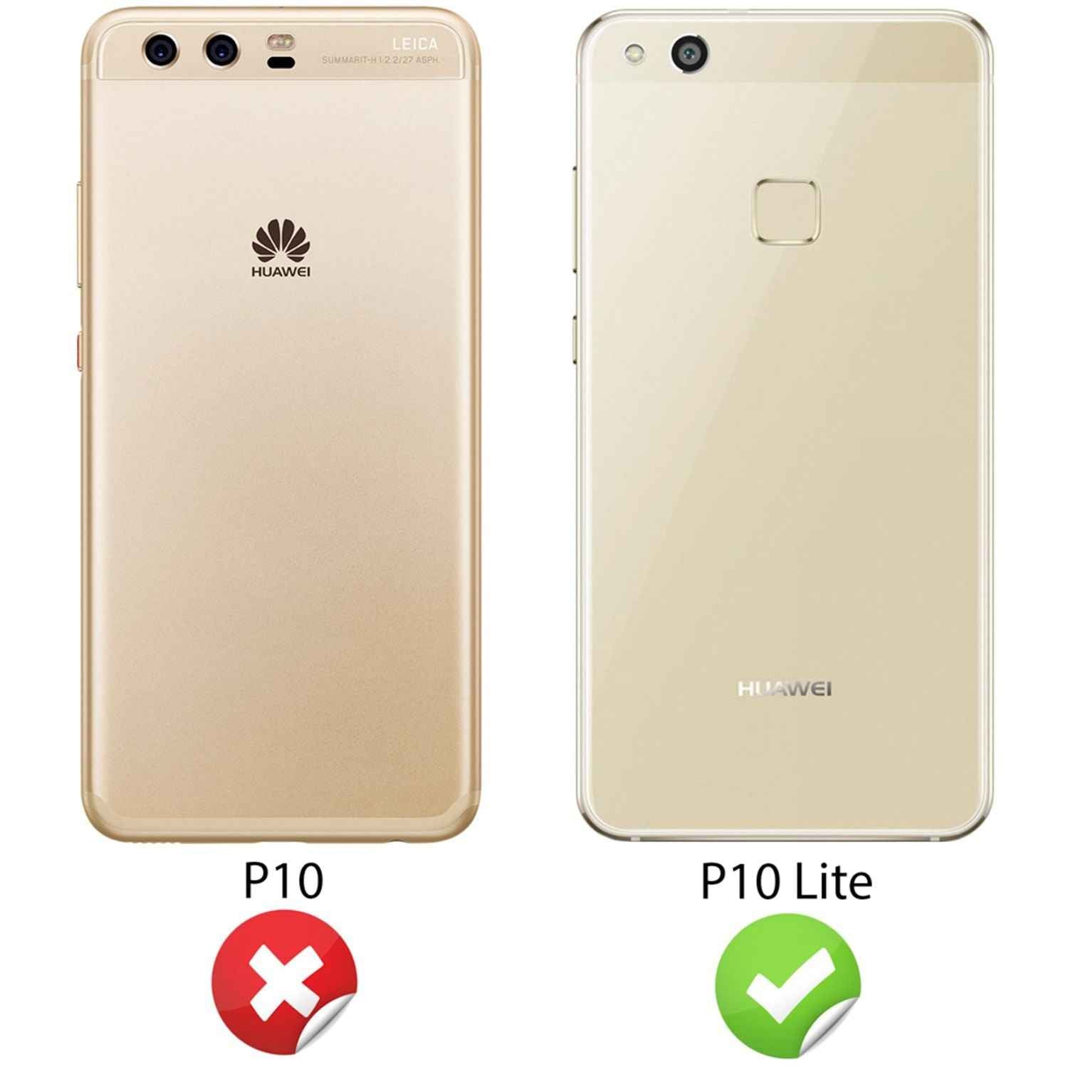 Huawei P10 Lite Hülle Handyhülle von NALIA, Dünnes Silikon TPU Cover Case Bumper