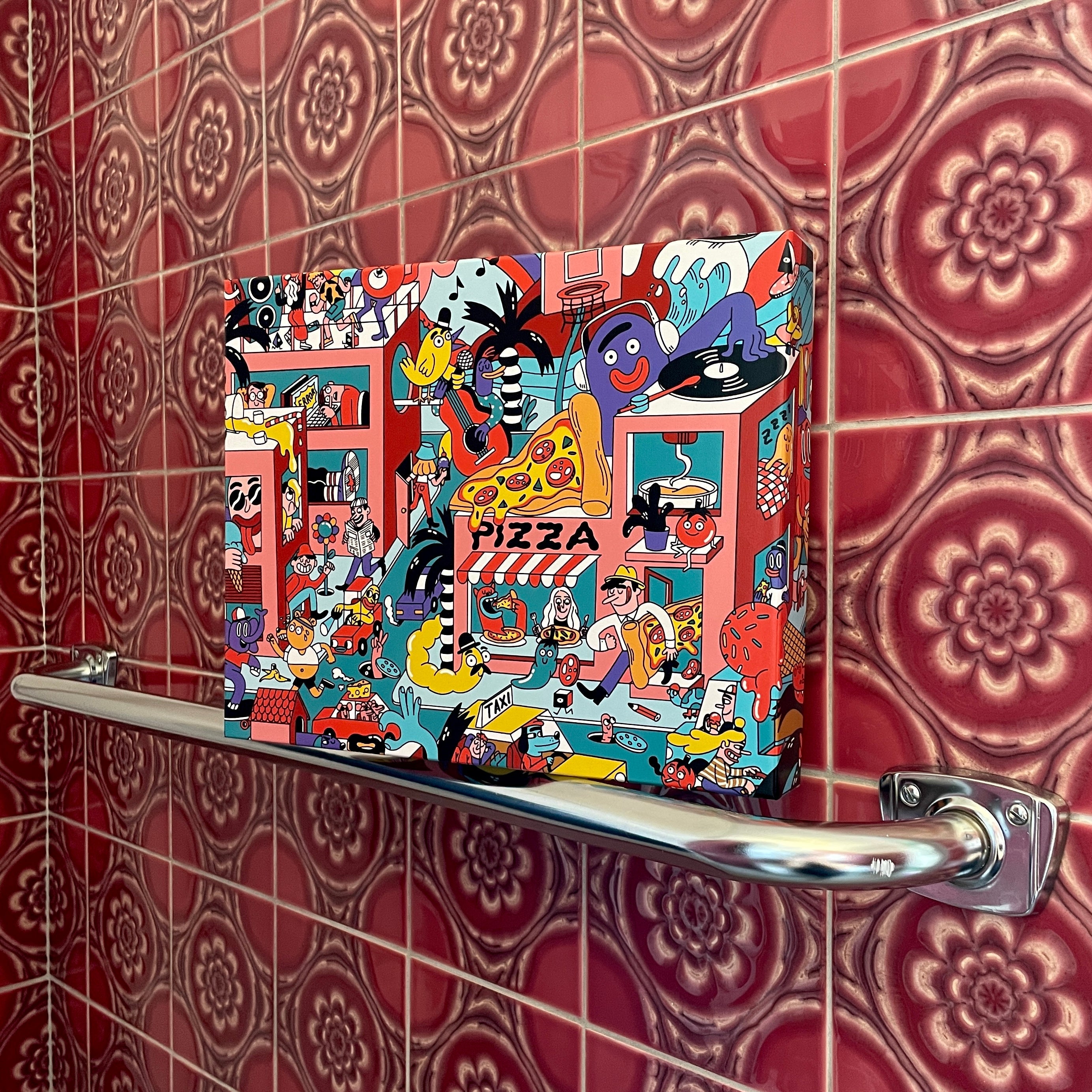 Heat Waves Sonnenbrille, braun mit UV-Schutz, modisches Design