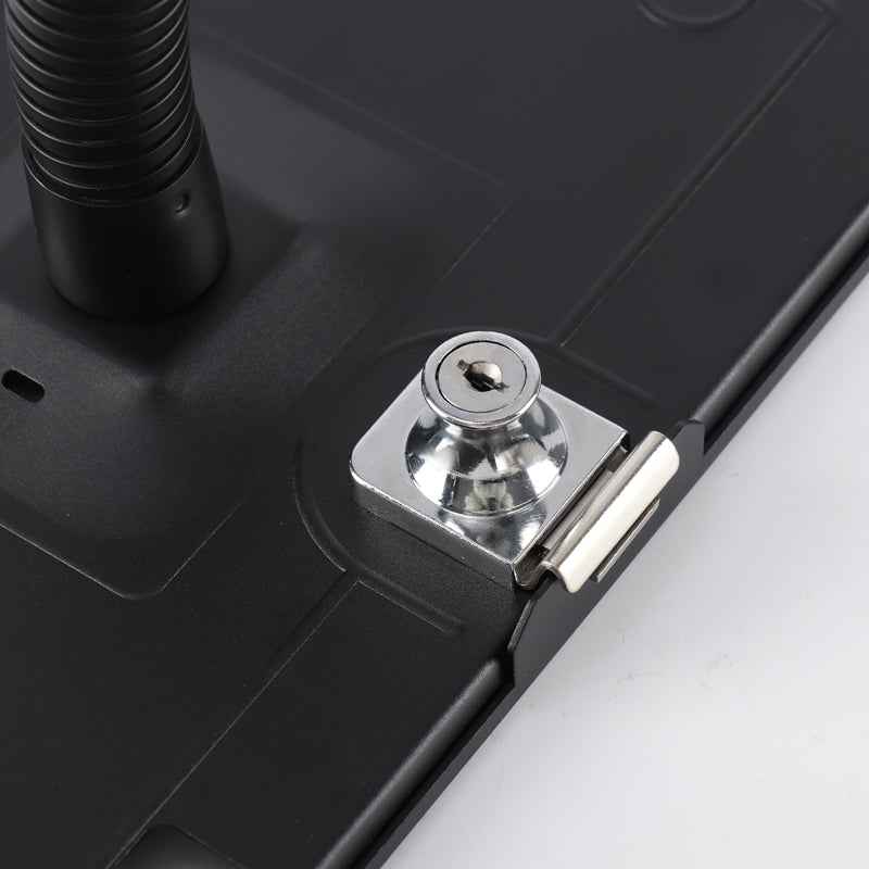 SYSTEM-S Tischständer Halterung abschließbar flexibel für iPad 7 8 9 10.2" (2019 2020 2021) A2270 A2428 A2429 A2430 A2197 A2200 A2198 A2199 A2602 A2604 A2603 A2605