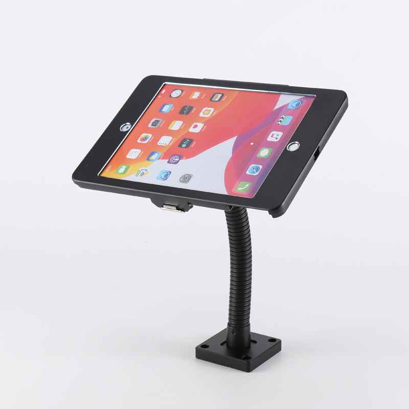 SYSTEM-S Tischständer Halterung abschließbar flexibel für iPad 7 8 9 10.2" (2019 2020 2021) A2270 A2428 A2429 A2430 A2197 A2200 A2198 A2199 A2602 A2604 A2603 A2605