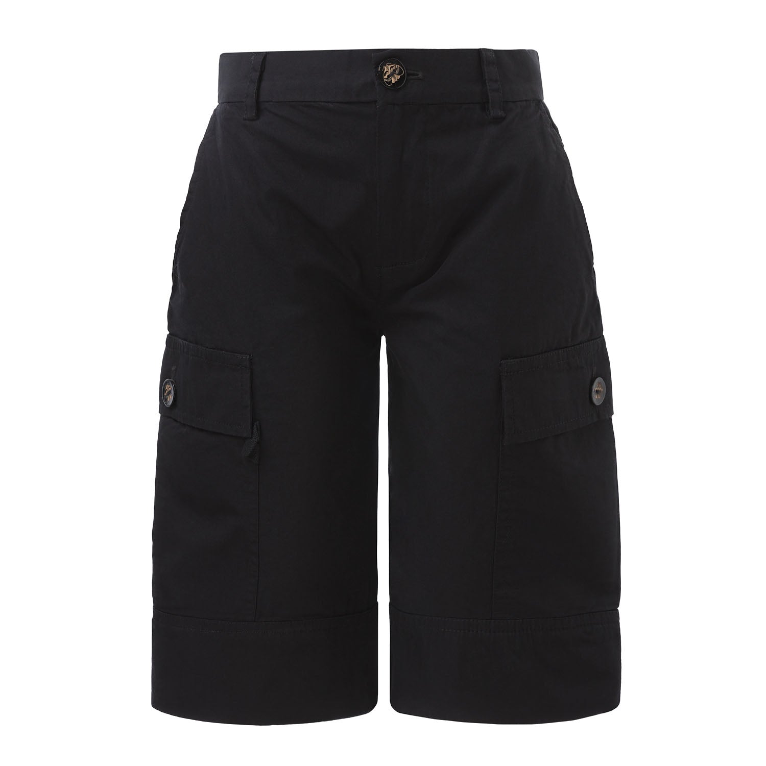 Kids Schwarze Cargo Shorts für Jungen und Mädchen - Bild 2