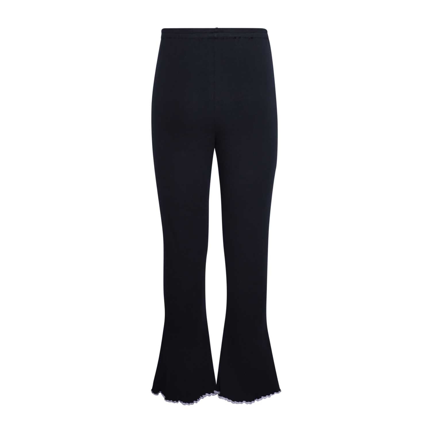 Black Flare Leggings-3