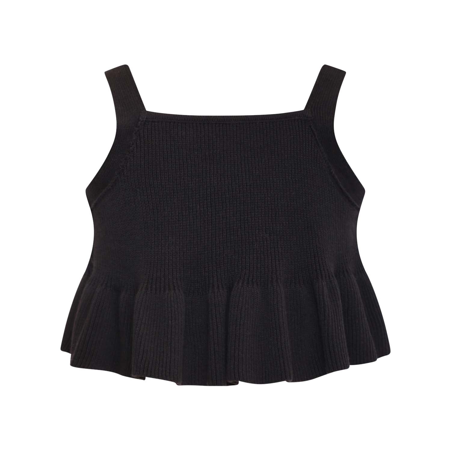 Kids Crop Tops in Black-3