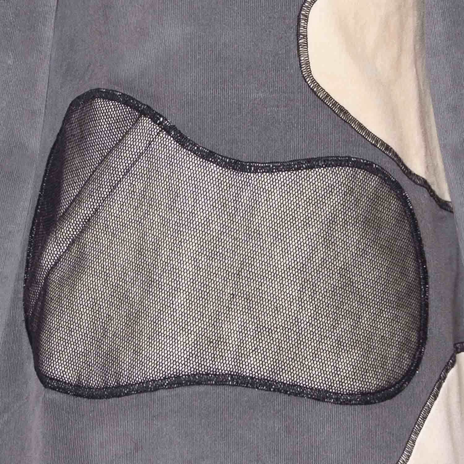 Kids Grey Velvet A-line Dress-2