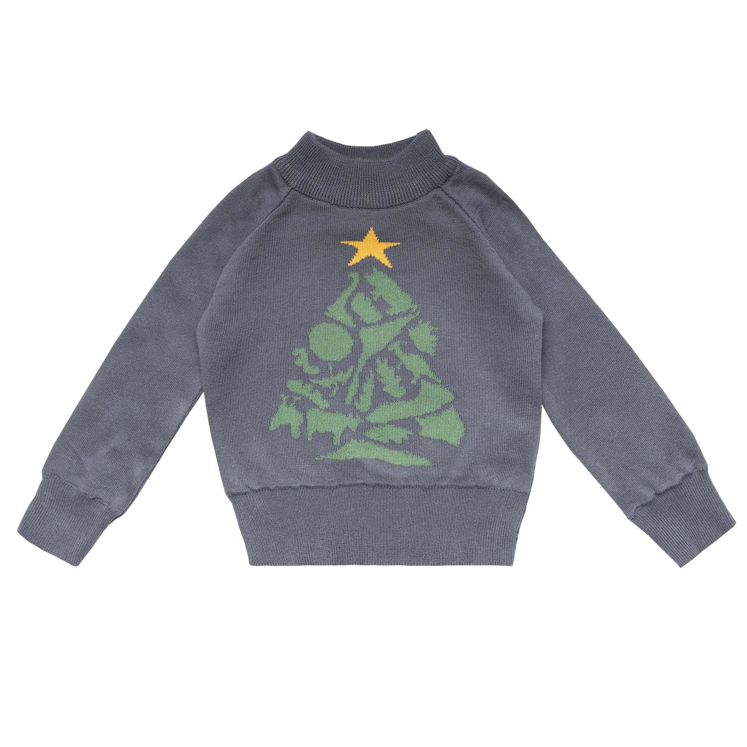 Grey Baby Boy Christmas Sweater-0