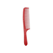 Barberkamm 7.6" aus rotem Kunststoff hitzebeständig | JRL