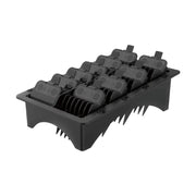 Aufsteckkämme Set 10 Stück 1,5-25 mm schwarz Kunststoff für Haarschneider | JRL