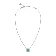 Guess Damenhalskette JUBN04667JWRHEMTU in Silber mit funkelnden Details