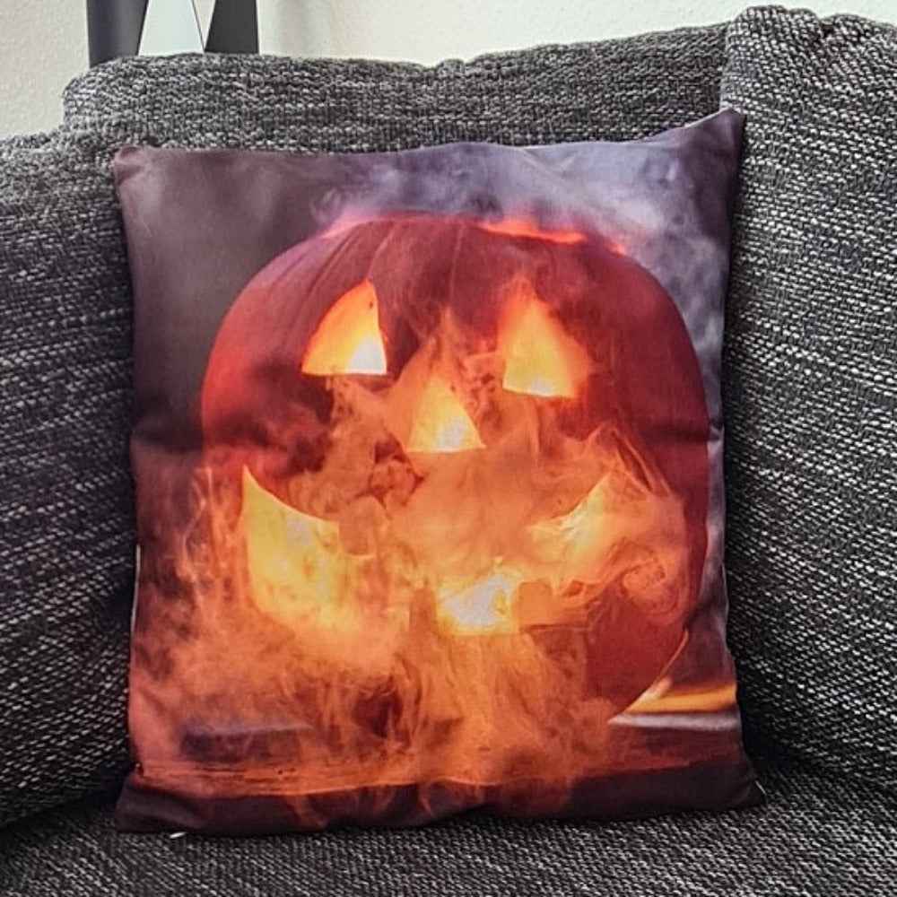 Kissenbezug Halloween Kürbis / Pumpkin - 45cm x 45cm
