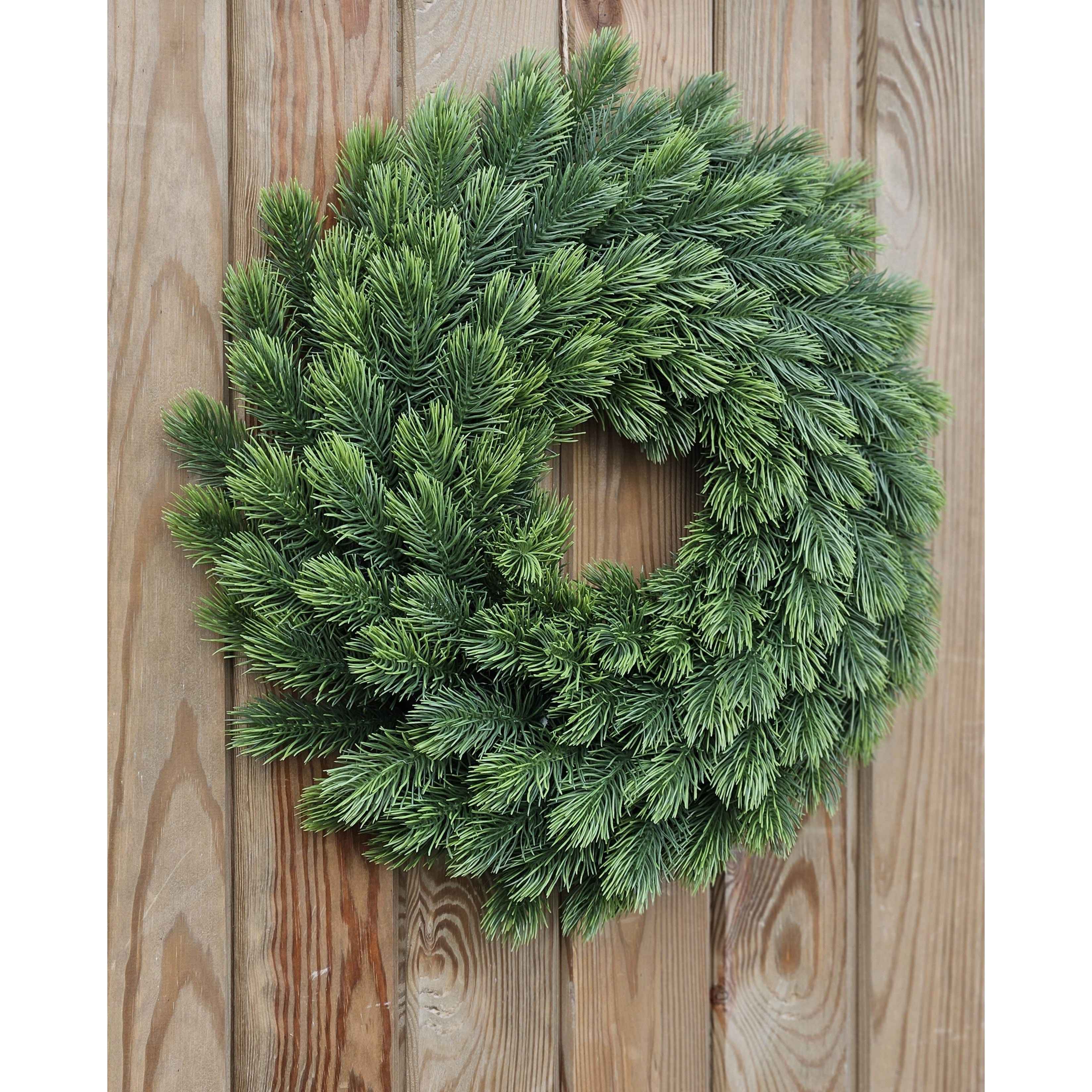 Adventskranz Tannenkranz Weihnachtskranz künstlicher Deko-Kranz grün Kranz Ø40cm