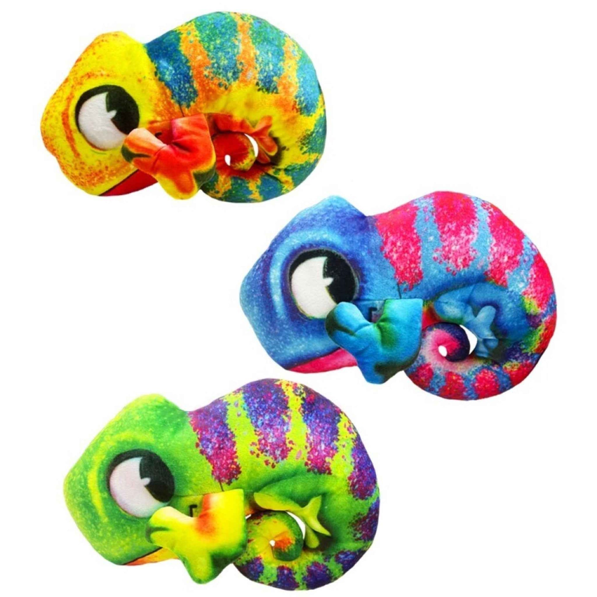 Chamäleon Kuscheltier 16 cm Plüschfigur weiches Stofftier