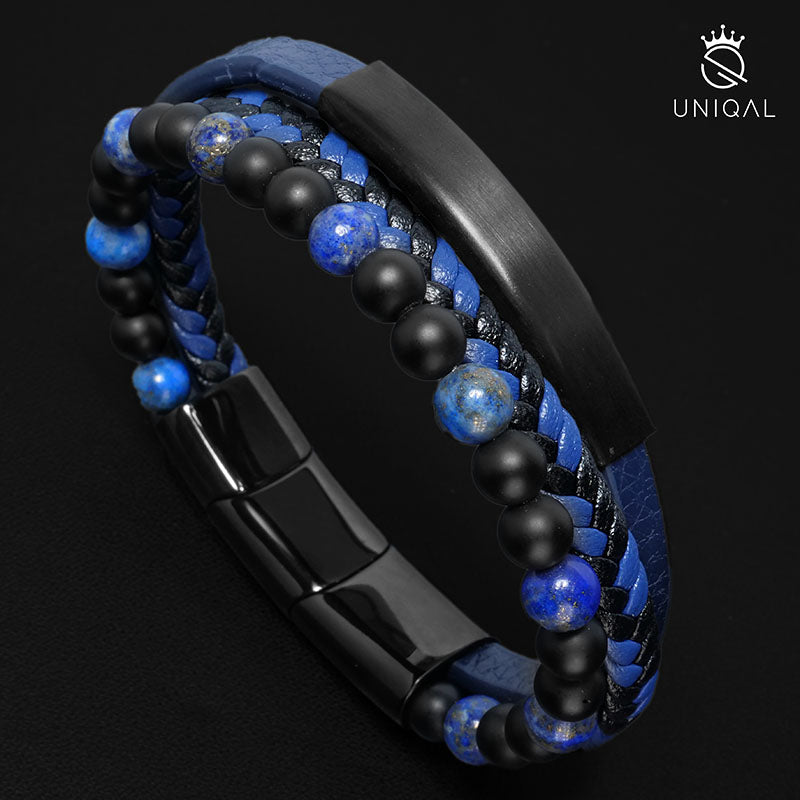 J'ADORE Armband aus blauem Leder - Bild 2