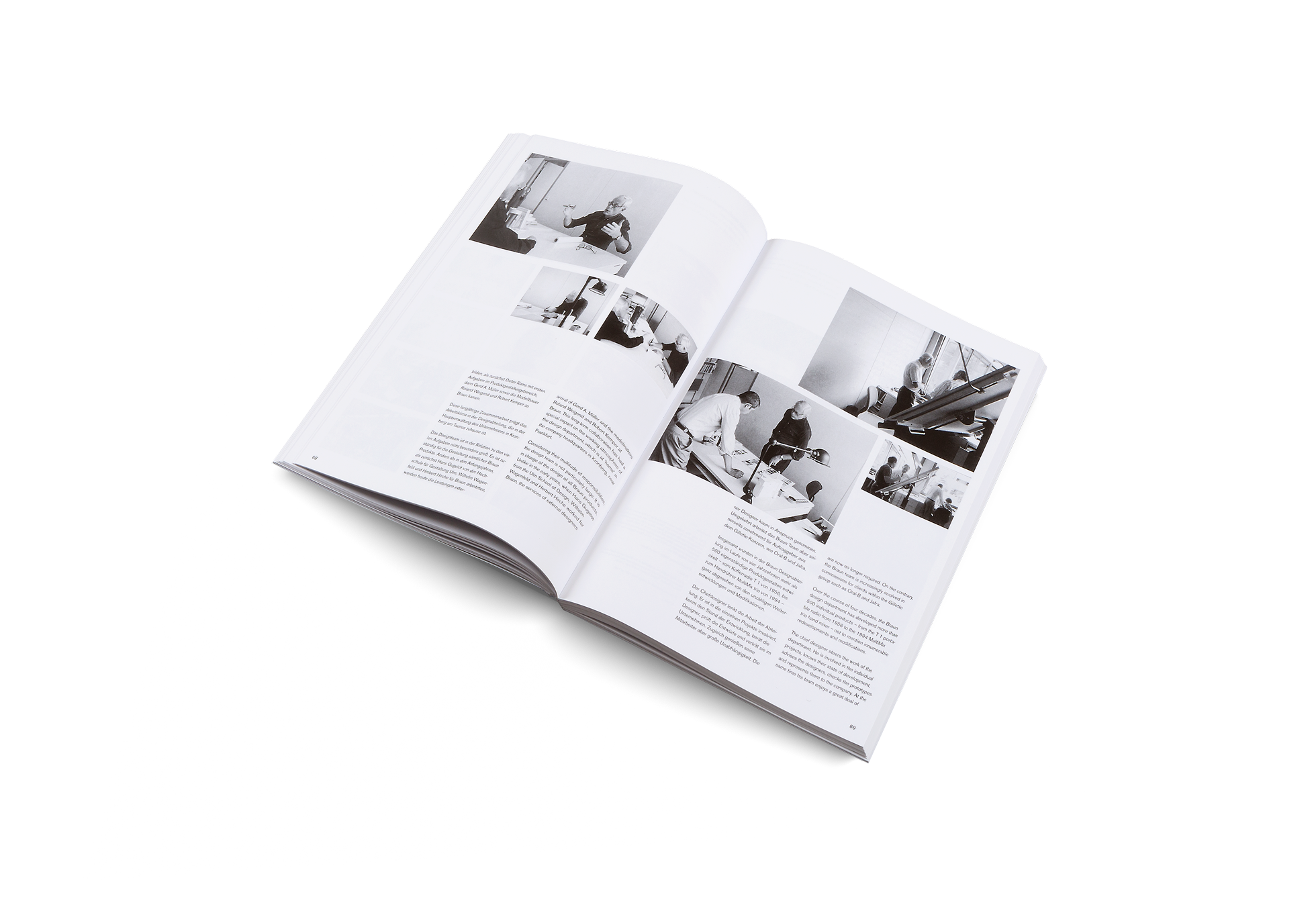 Less but Better Buch auf einem Tisch, modernes Ambiente