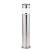 Solarleuchte Außen Edelstahl silber 50 cm LED Bewegungsmelder | Miamonda