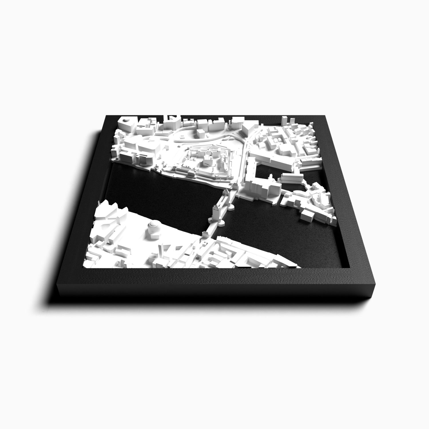 London Handtasche Schwarz mit goldenen Akzenten, elegantes Design für jeden Anlass