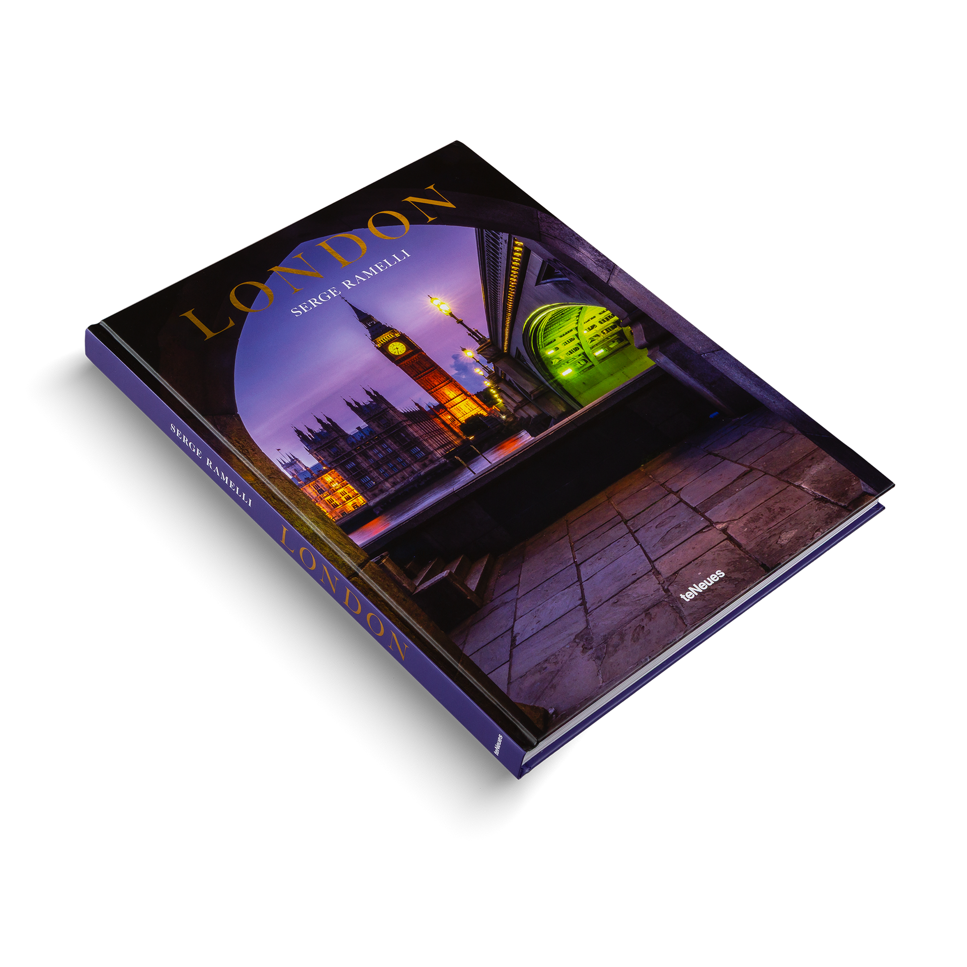 Serge Ramelli London Bild, farbenfrohe Skyline mit Wolkenkratzern