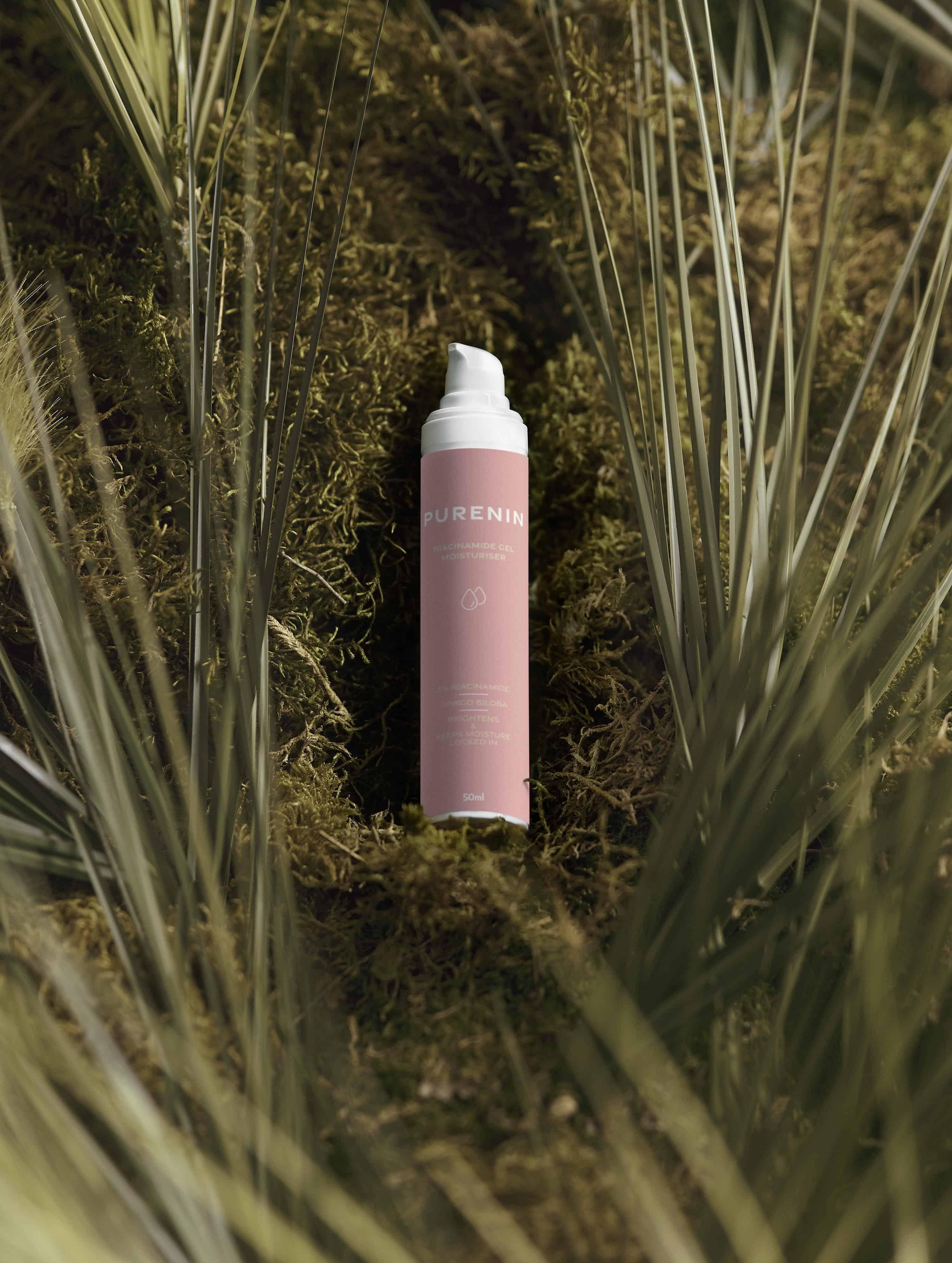 Purenin Niacinamide Gel Moisturiser, elegantes Feuchtigkeitsgel mit Inhaltsstoffen