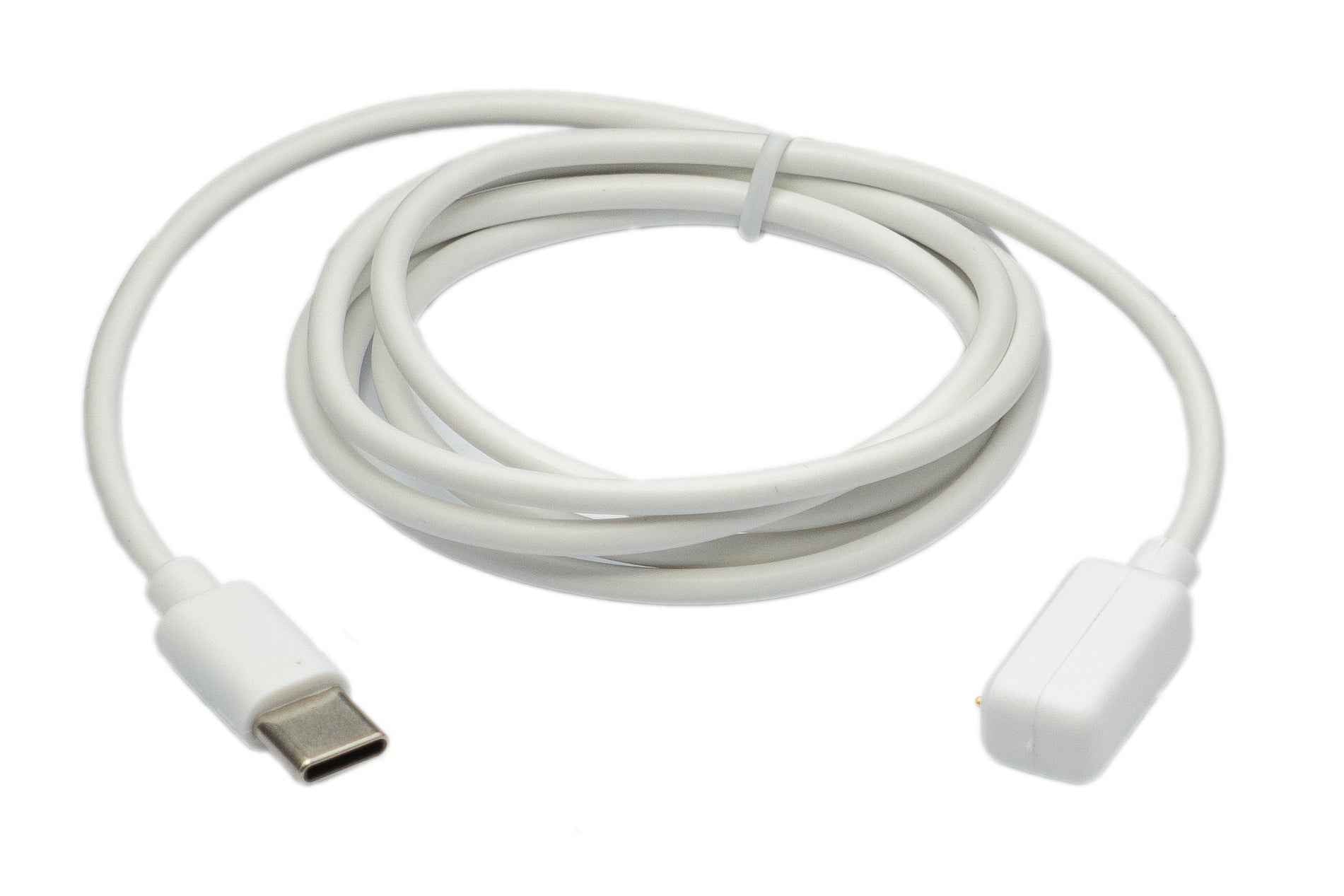 SYSTEM-S USB 3.1 Kabel 100 cm Ladekabel für Galaxy Fit3 Smartwatch in Weiß