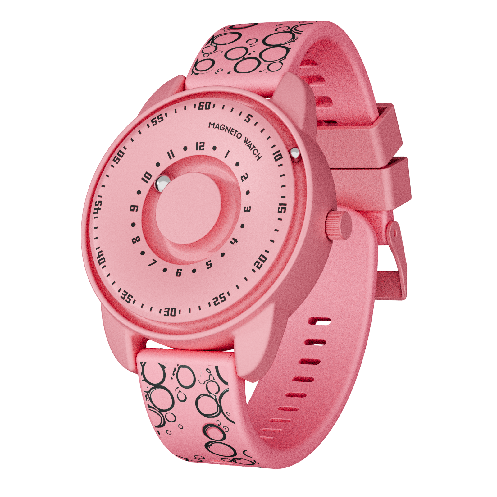 Bubbles Pink Flasche, ideal für festliche Tischdekoration