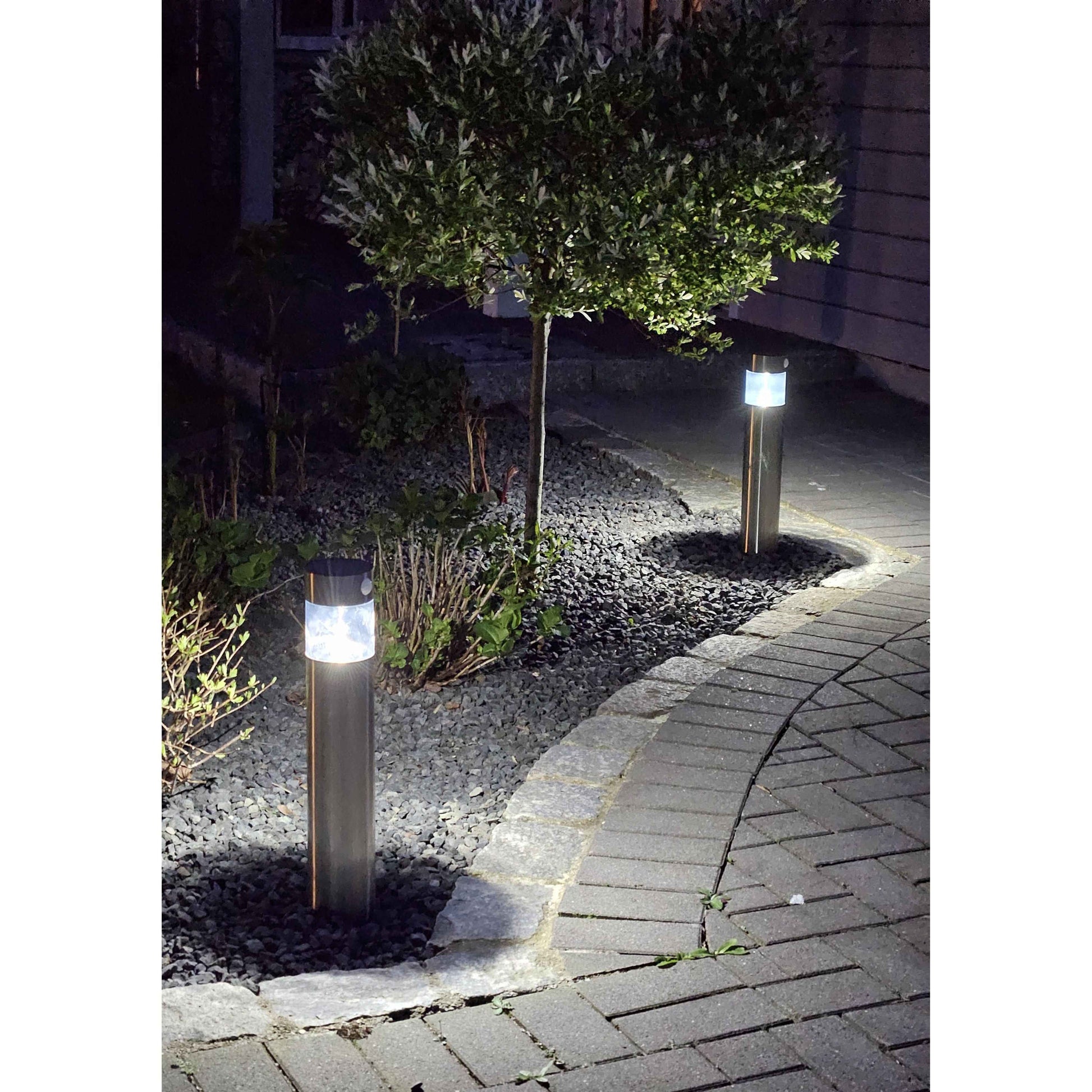 Außenleuchte LED Solar Bewegungsmelder Wegeleuchte Gartenleuchte Solarleuchte