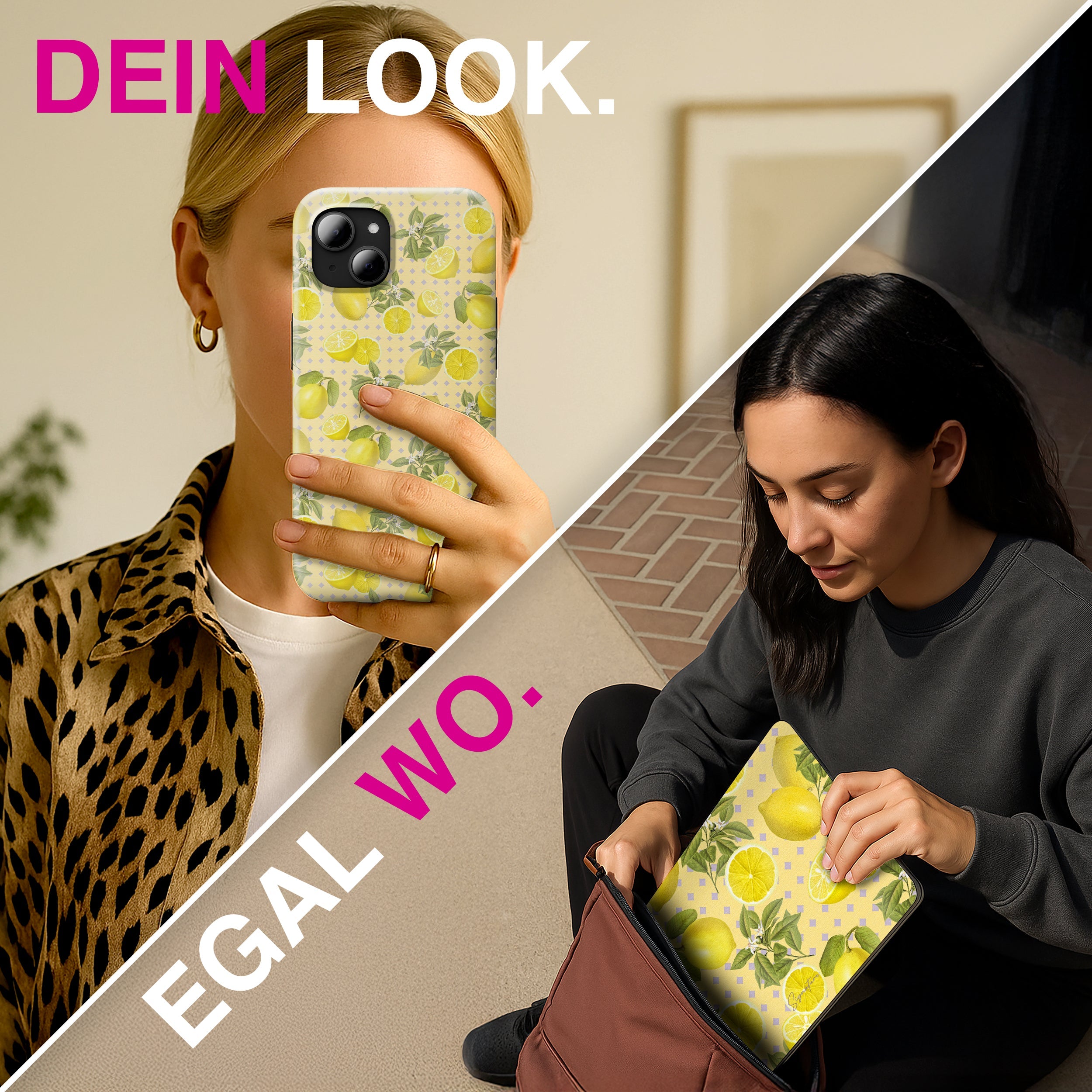 Zeus Limona MacBook Pro 16 Hülle A3403/A3186 in Schwarz, offene Ansicht