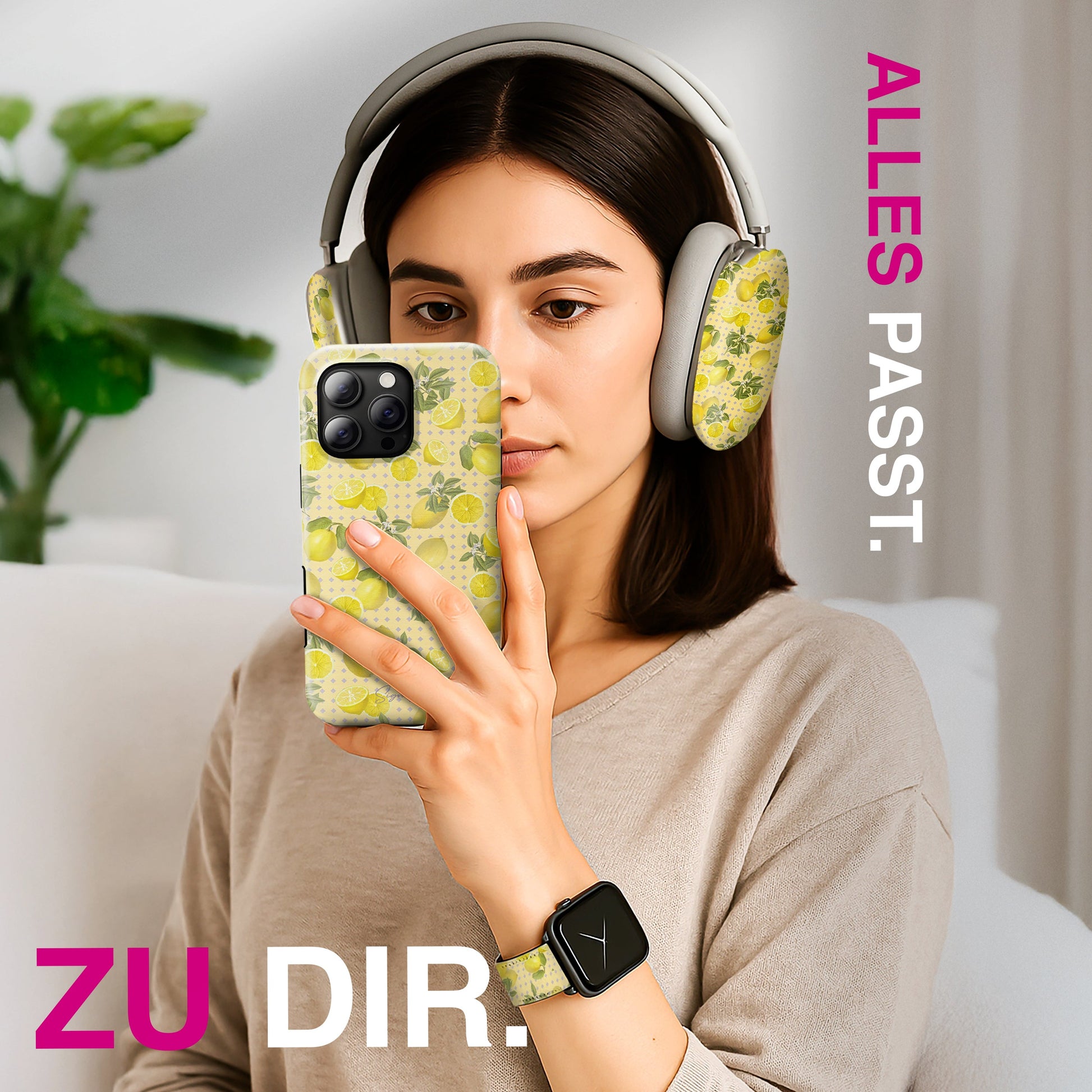 Zeus Limona MacBook Pro 16 Hülle A3403/A3186 in Schwarz, Texturansicht