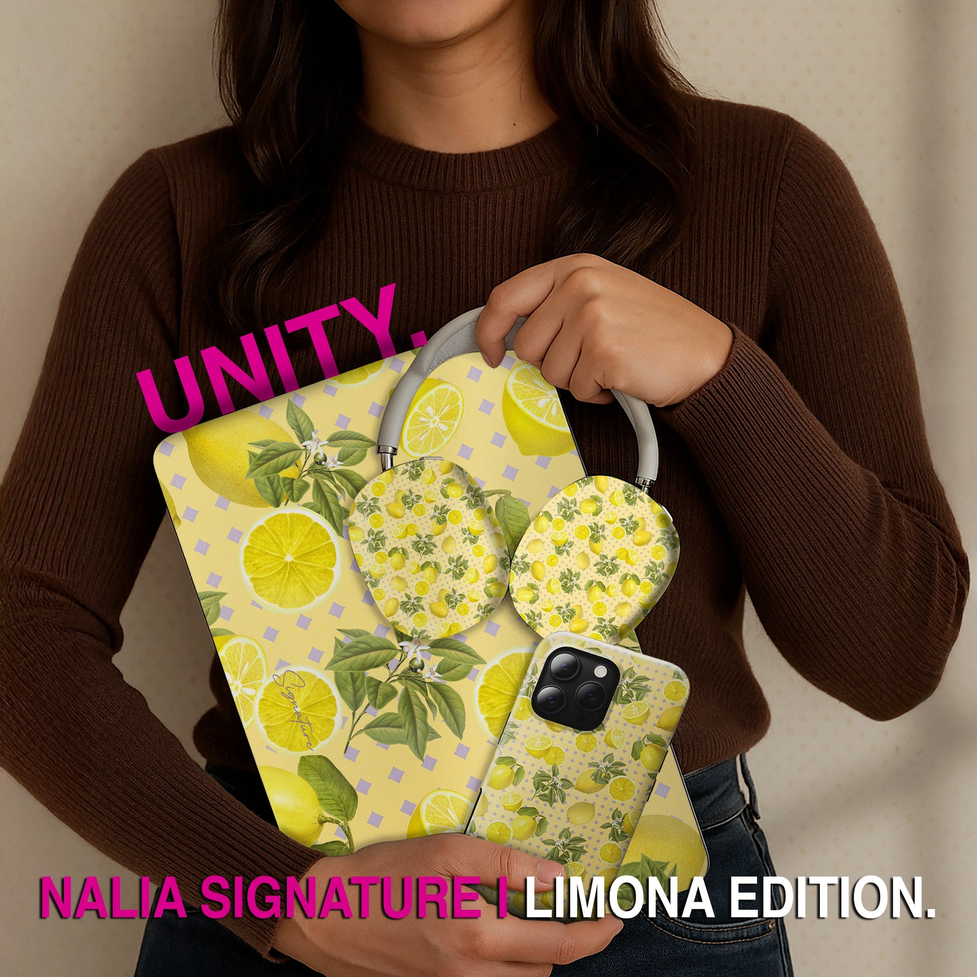 Zeus Limona MacBook Pro 16 Hülle A3403/A3186 in Schwarz, geschlossene Ansicht