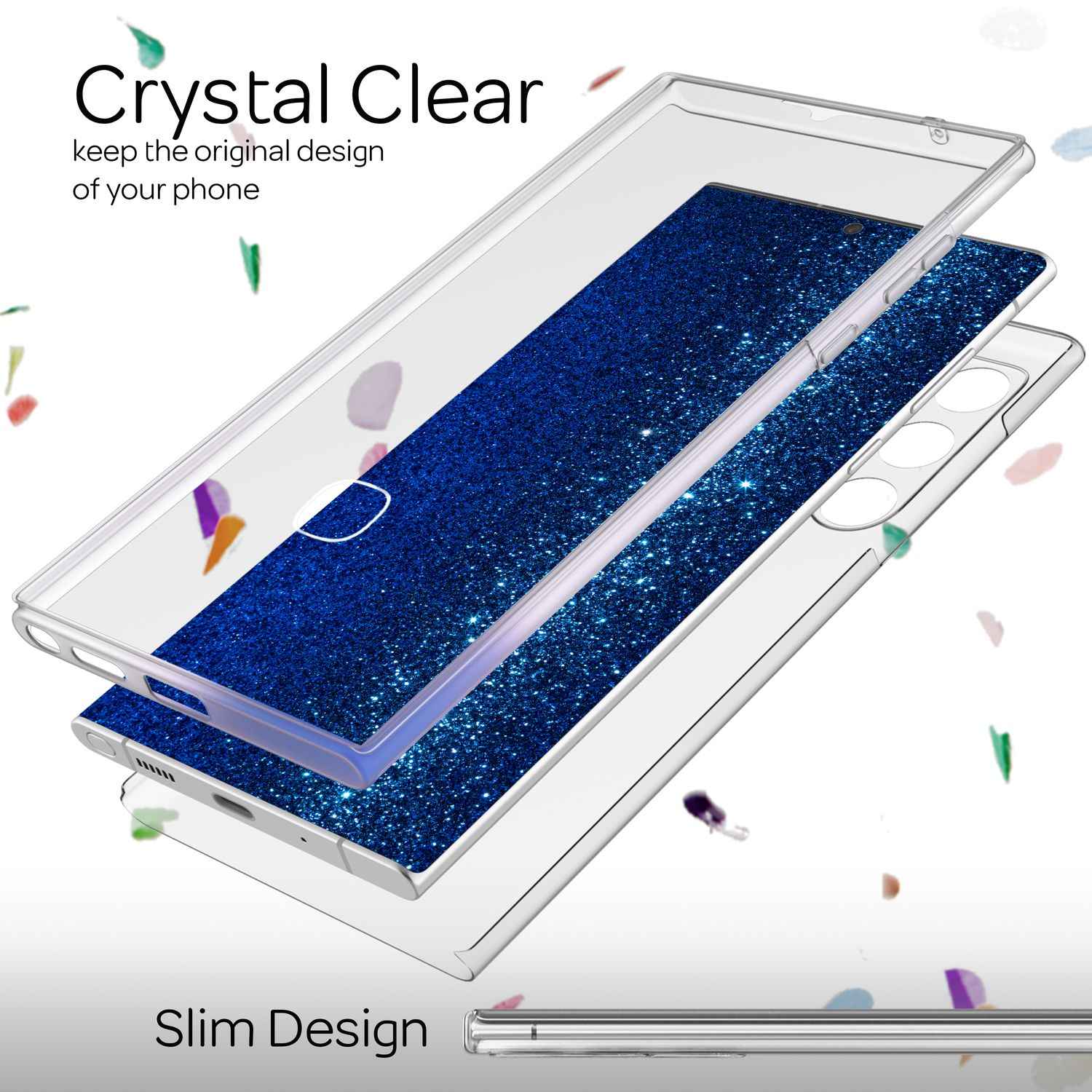 Klar Hülle Für Samsung Galaxy S22 Ultra - 360° Handy Schutz Hard Case Smartphone