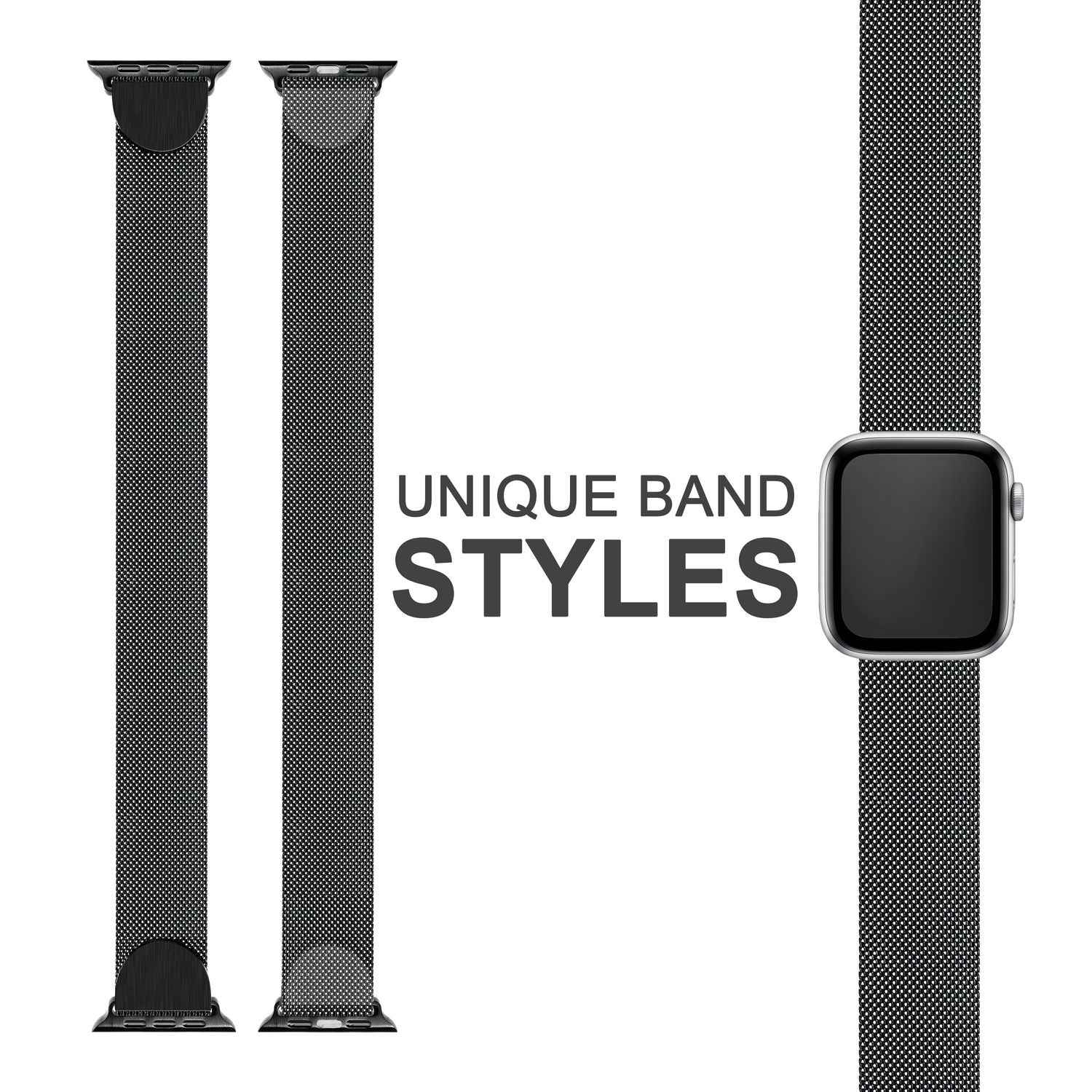 Milanaise Metall Armband für Apple Watch SE/8/7/6/5/4/3/2/1, 38/40/41mm