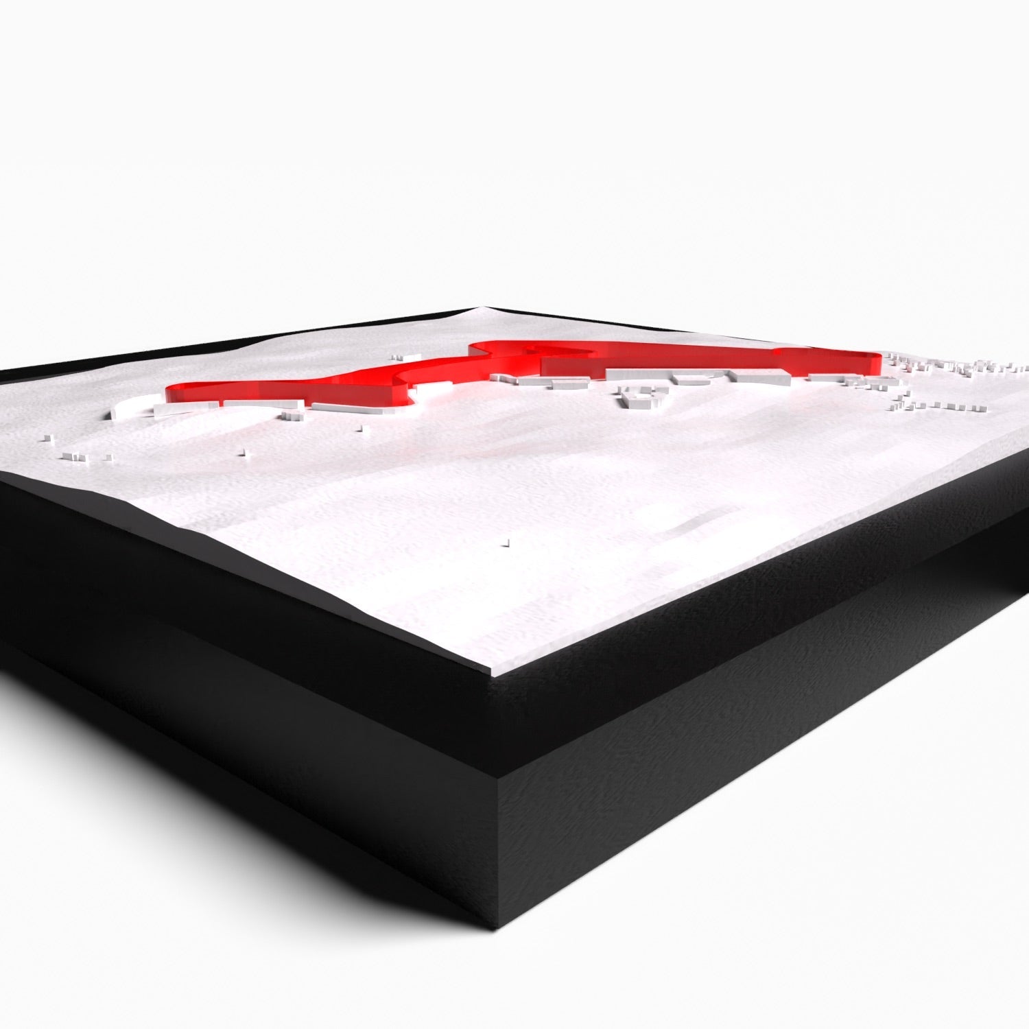 Nürburgring GP, detailreiche Ansicht, elegantes Schwarz, für Motorsportfans