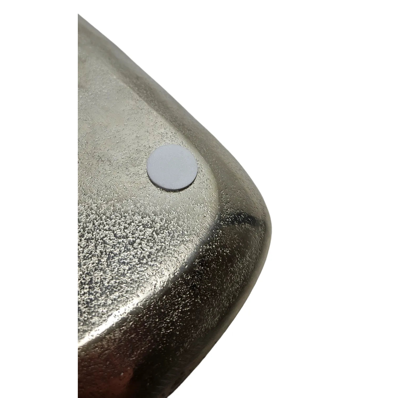 Dekoteller Aluminium silber rechteckig 20 x 18 cm | Miamonda
