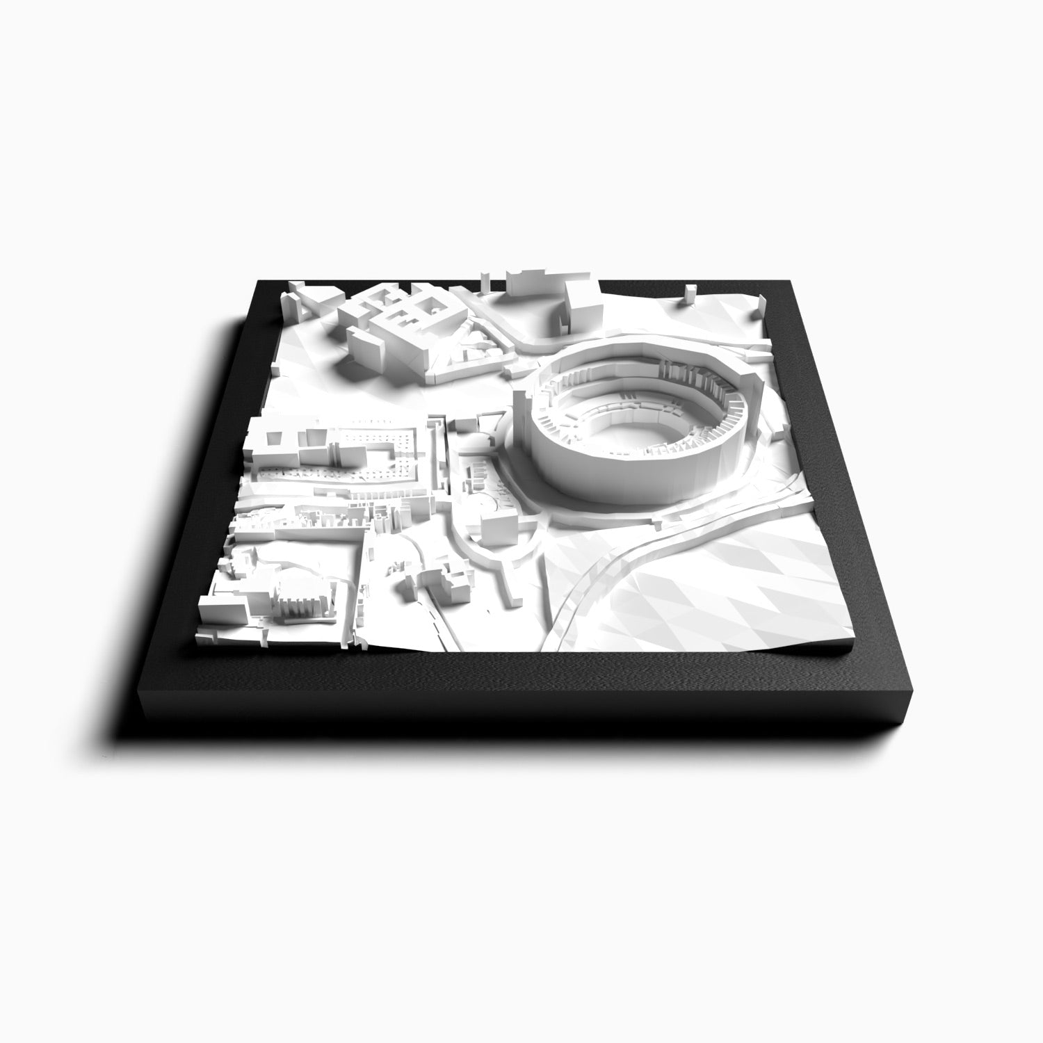 Rom Stuhl Schwarz, modernes Design mit komfortabler Polsterung