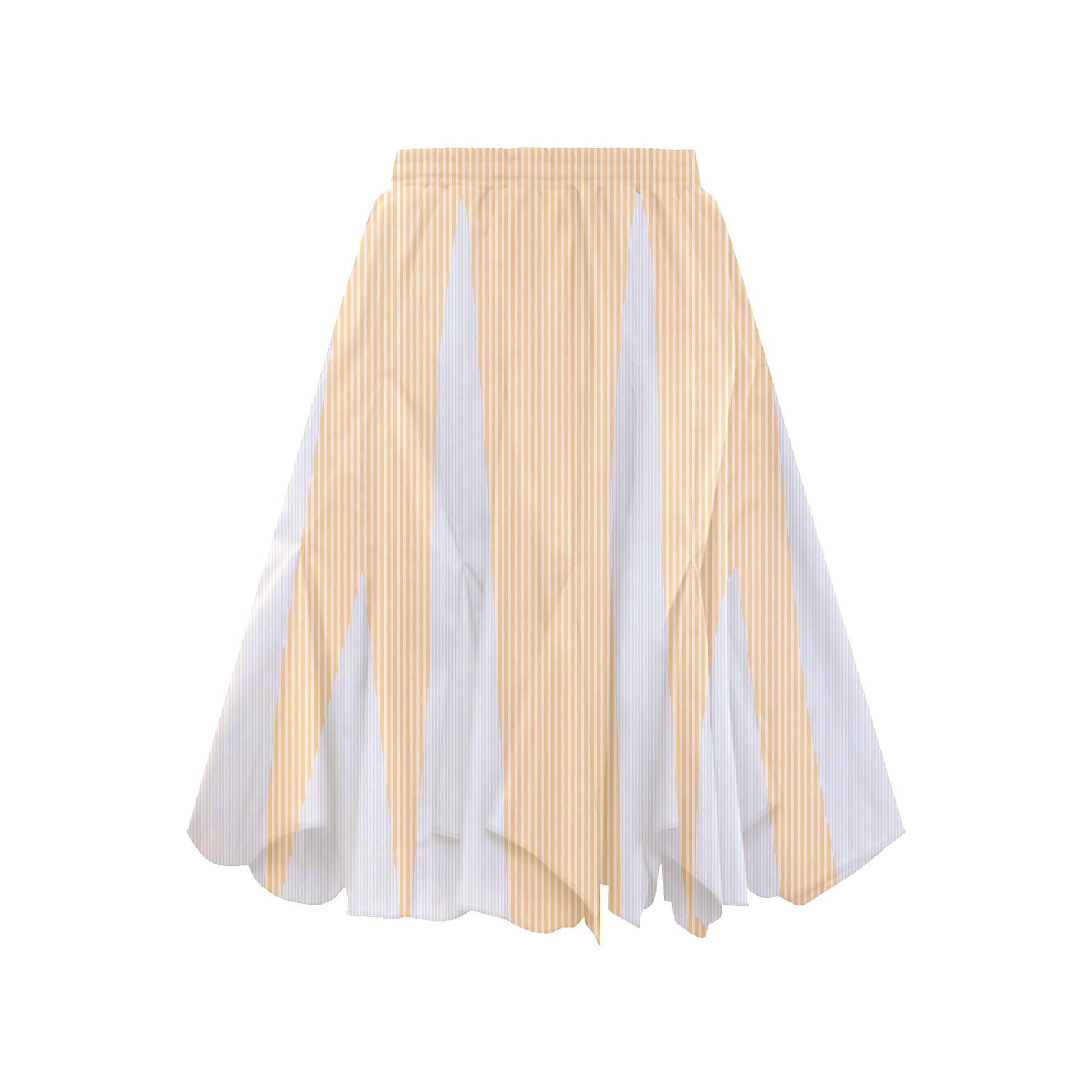 Kids Circle Skirt in Stripes-0