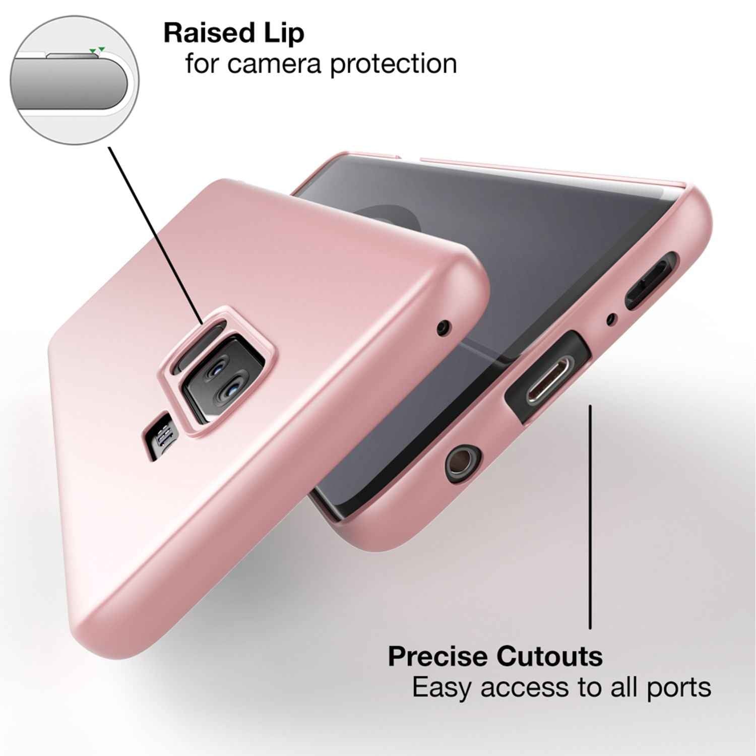 Samsung Galaxy S9 Plus Handy Hülle von NALIA, Dünne Schutzhülle Cover Hard Case