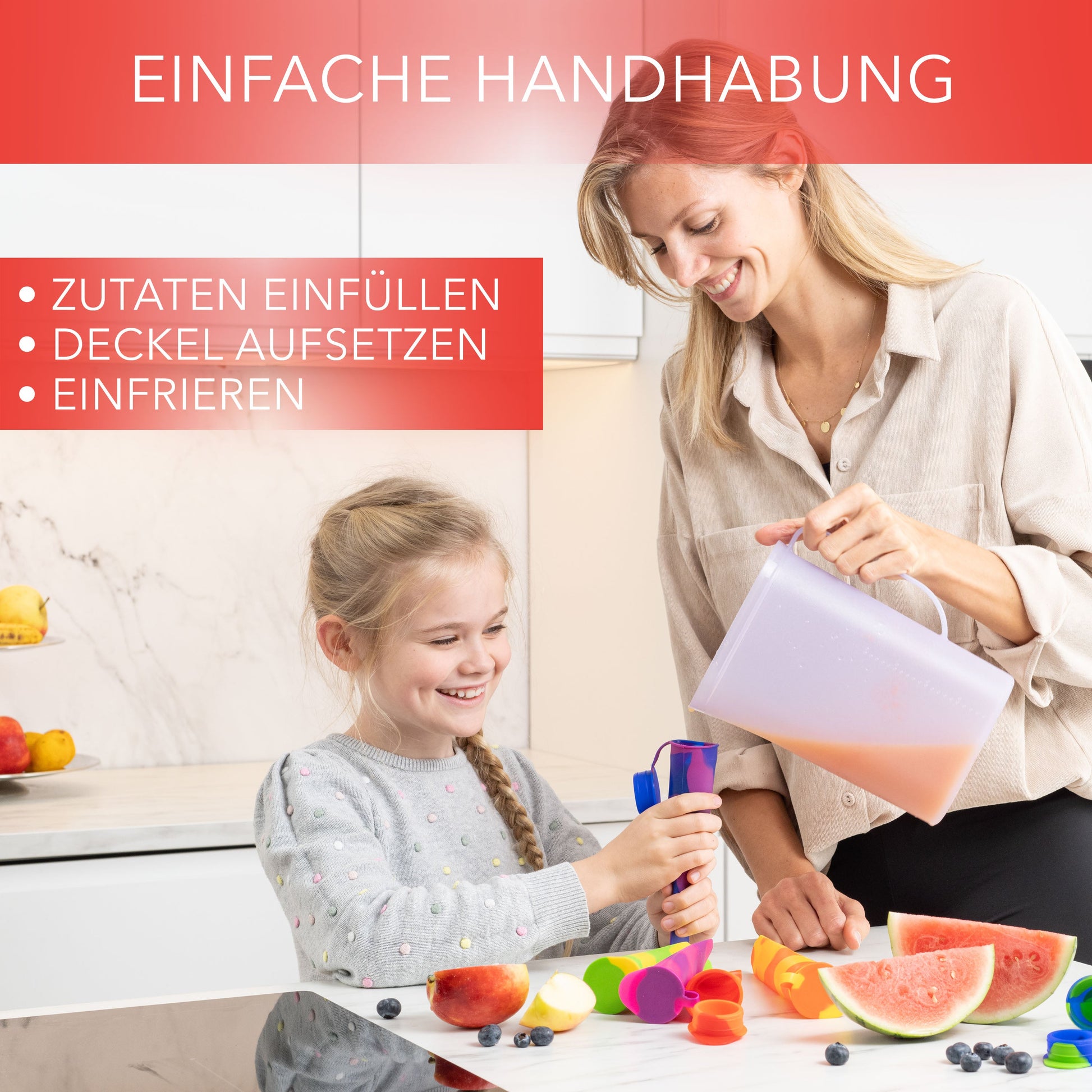 Bunte Silikon-Eisformen, 6 Stück, flexible und langlebige Eiswürfelformen