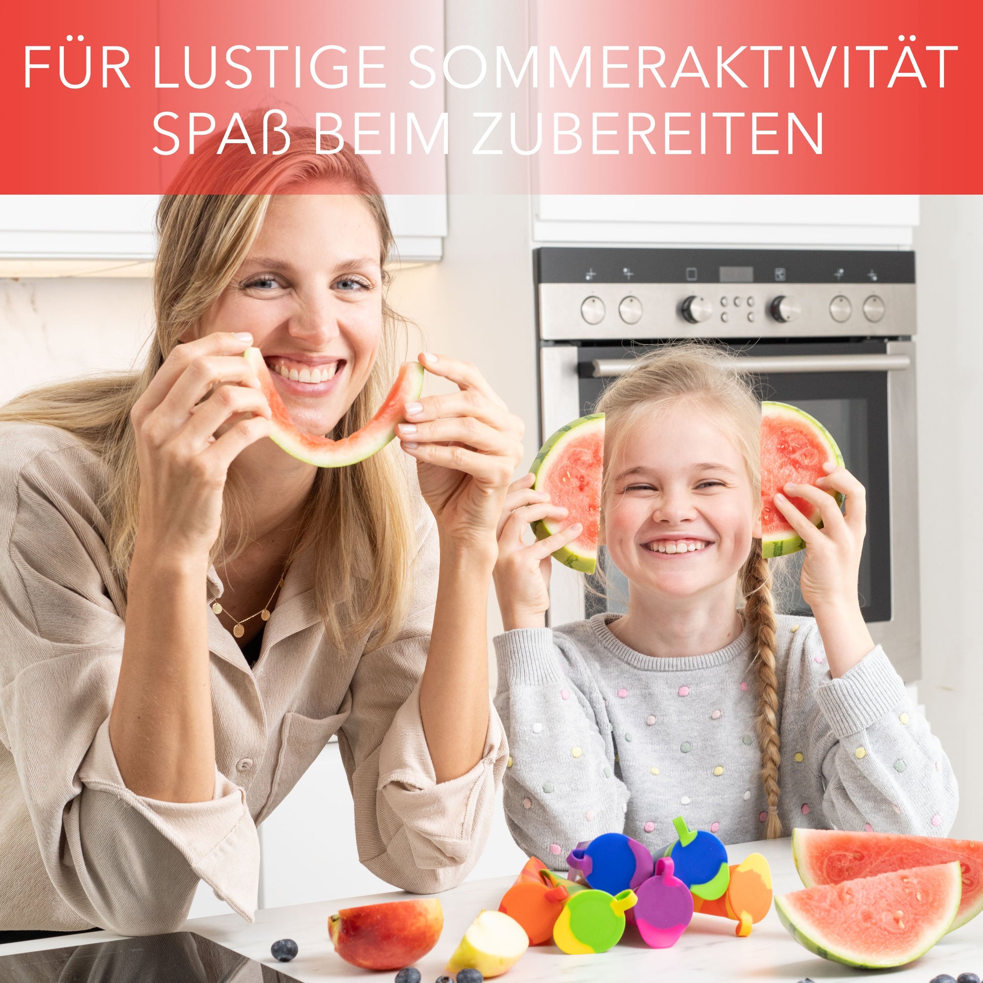 Silikon-Eisformen, 6-teilig, ideal für Sommerpartys und erfrischende Snacks
