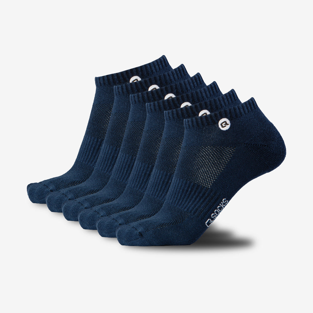 Gepolstert kurze Knöchel Socken für Damen und Herren 6X Paar-6