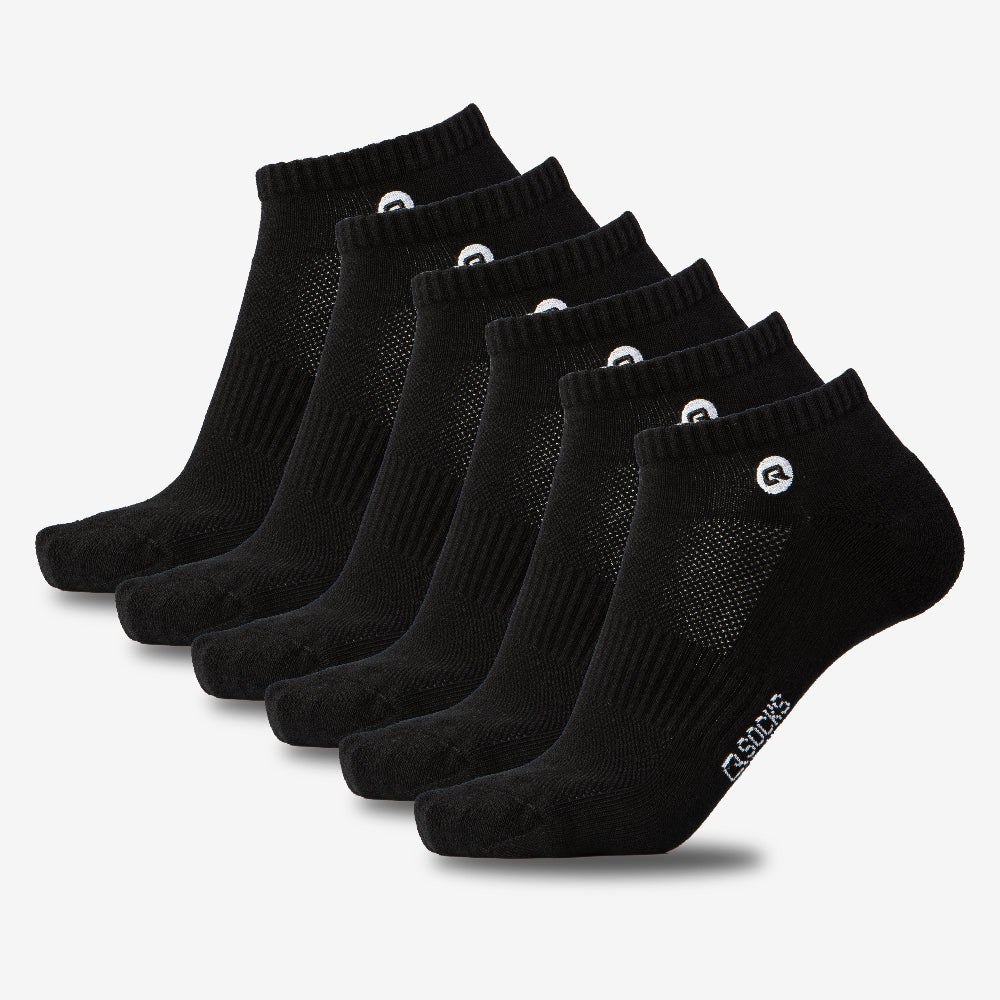 Gepolstert kurze Knöchel Socken für Damen und Herren 6X Paar-5