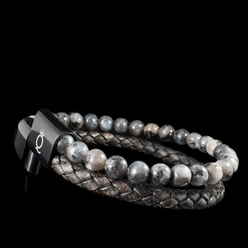 PASSION Armband aus schwarzem Leder für deinen individuellen Style