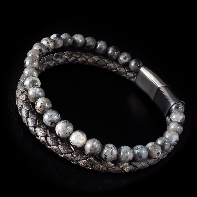 PASSION Armband aus schwarzem Leder für deinen individuellen Style - Bild 2