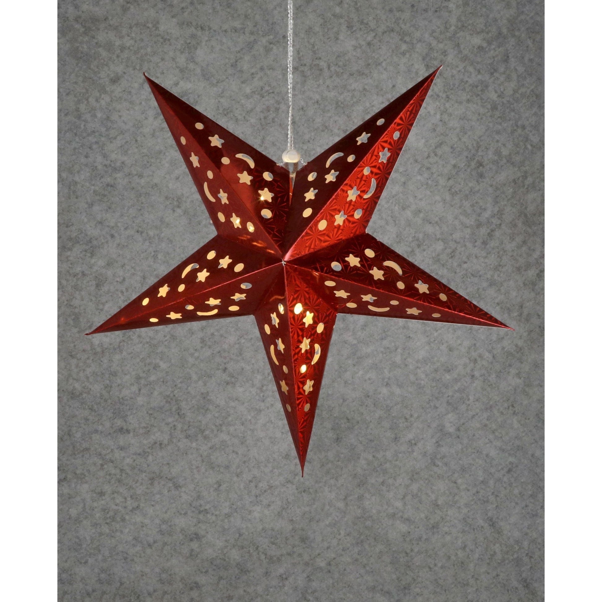 Schöner LED Stern in Weiß, perfekt für die Weihnachtsbeleuchtung