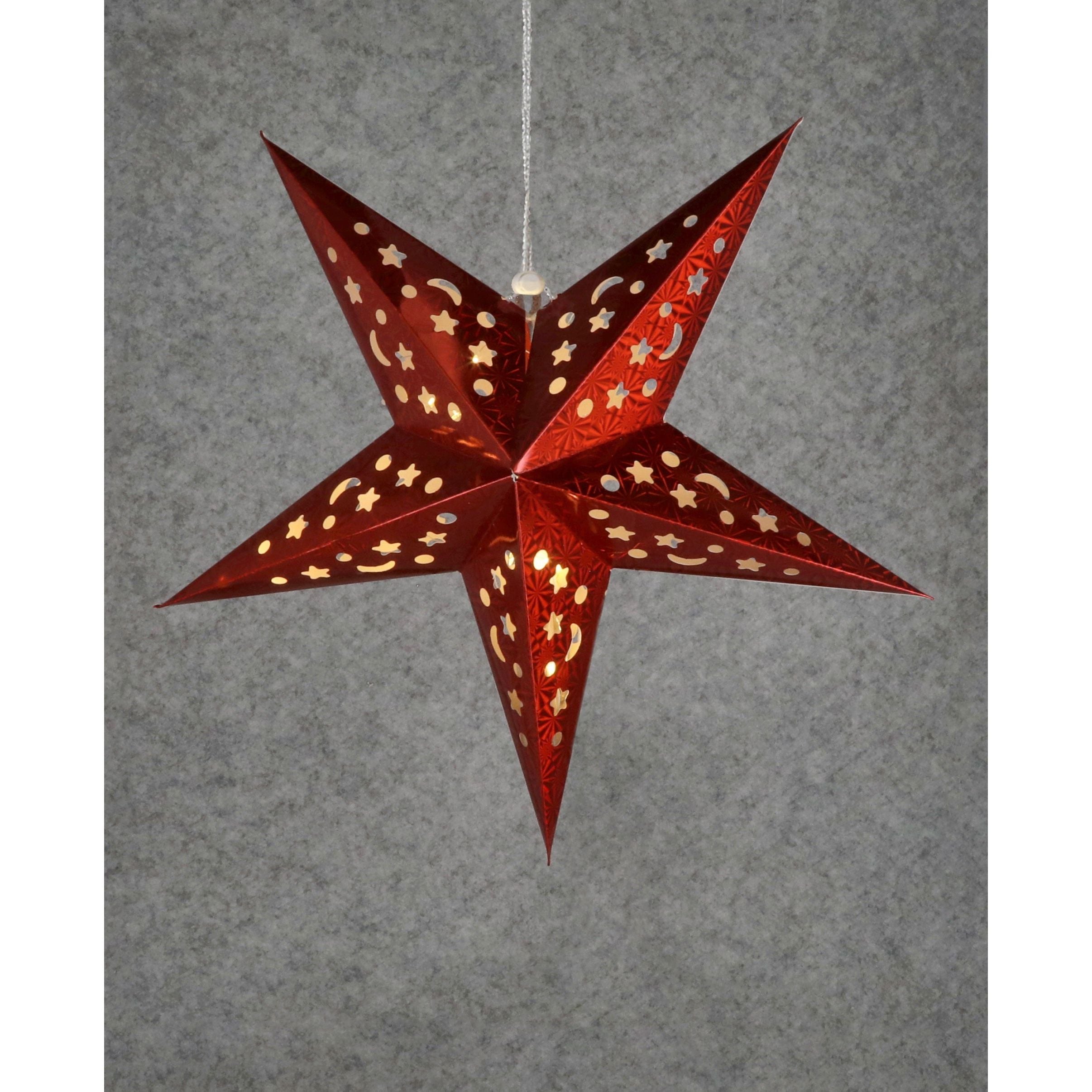 Schöner LED Stern in Weiß, perfekt für die Weihnachtsbeleuchtung