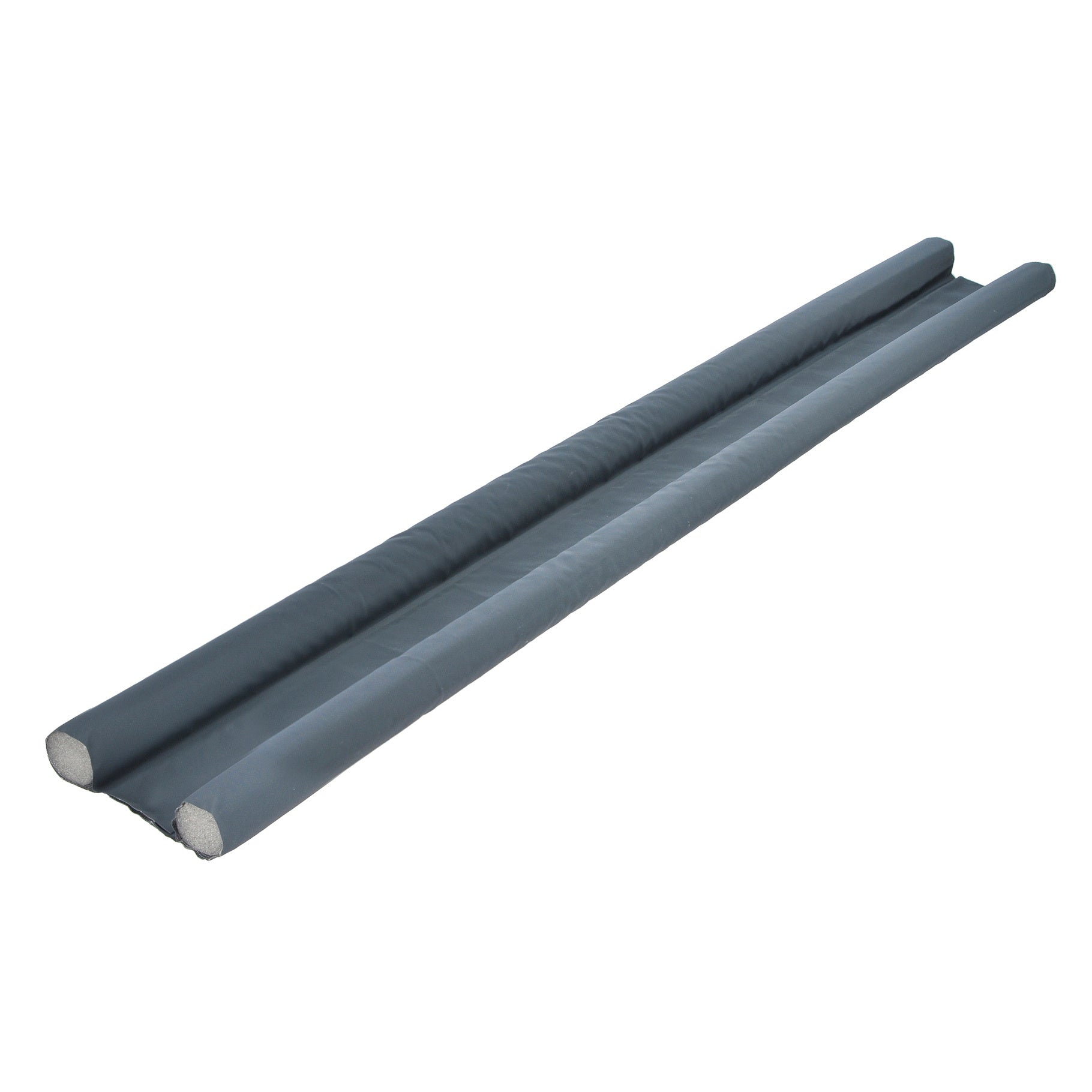 Zugluftstopper Doppeldichtung grau 95 cm kürzbar 2er Set | Miamonda