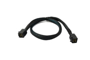 SFF-8643 Kabel Mini SAS HD 50 cm geflochten schwarz 85952305 | System-S