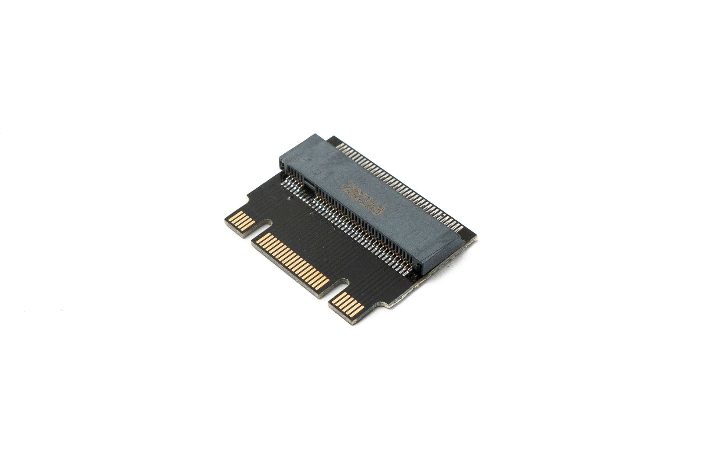NGFF Adapter B+M NVMe M Key 22x30mm Stecker zu 22x42mm Buchse für SATA SSD
