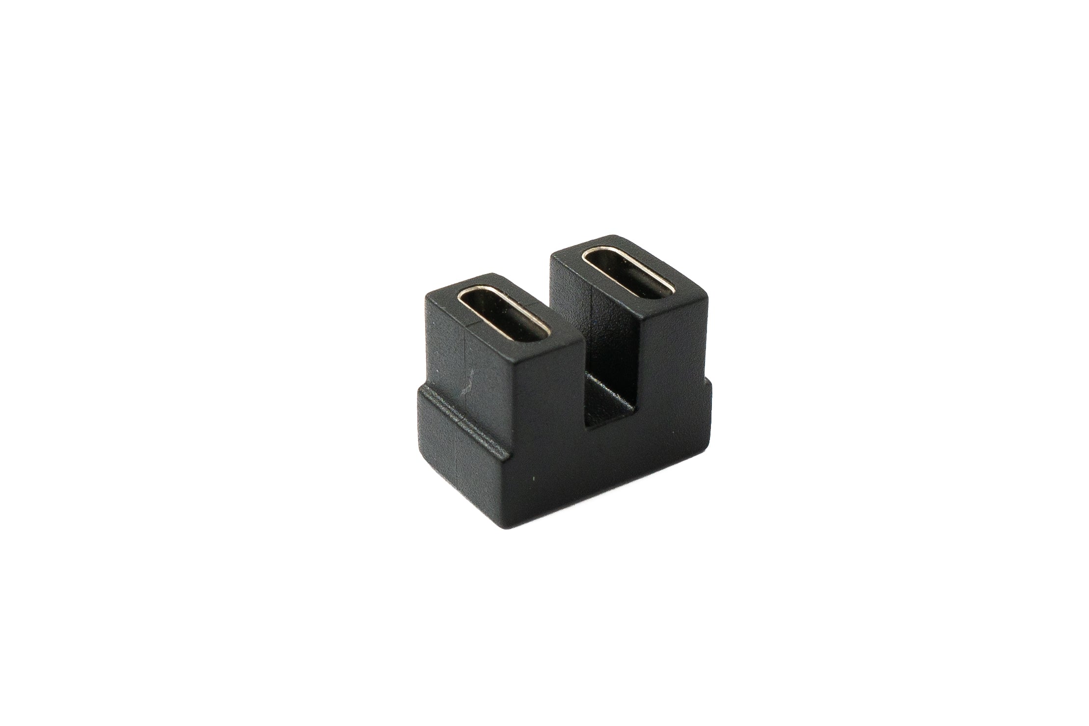 USB4 Typ C Adapter Buchse zu Buchse U-Turn 180° Winkel 40 Gbit/s schwarz