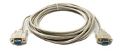 SYSTEM-S D Sub Kabel 5 m 9 Pin Buchse zu Buchse RS232 DB9 in Grau