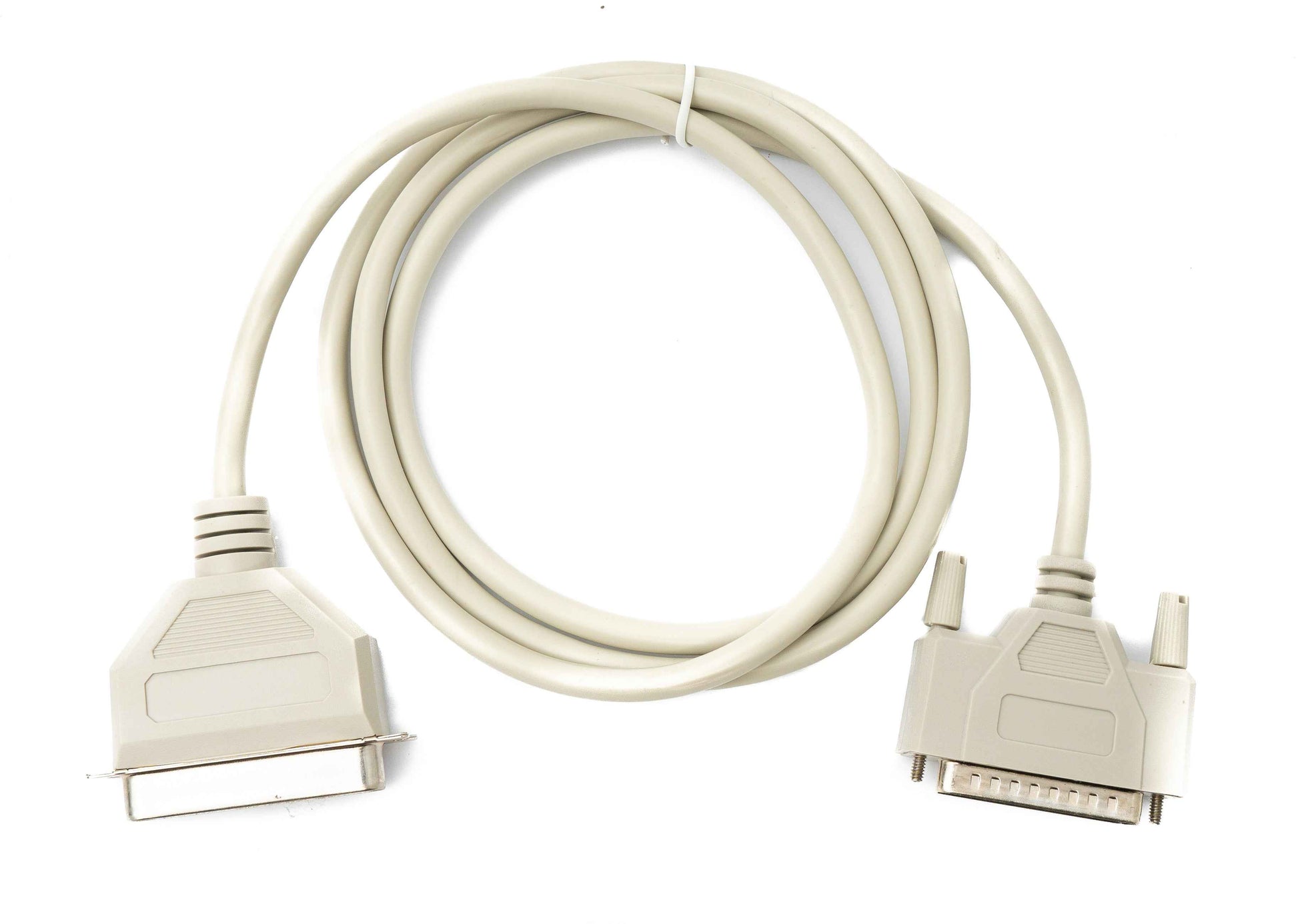 SYSTEM-S D Sub Kabel 150 cm 25 Pin Stecker zu 36 Pin Buchse DB25 CN36 in Grau
