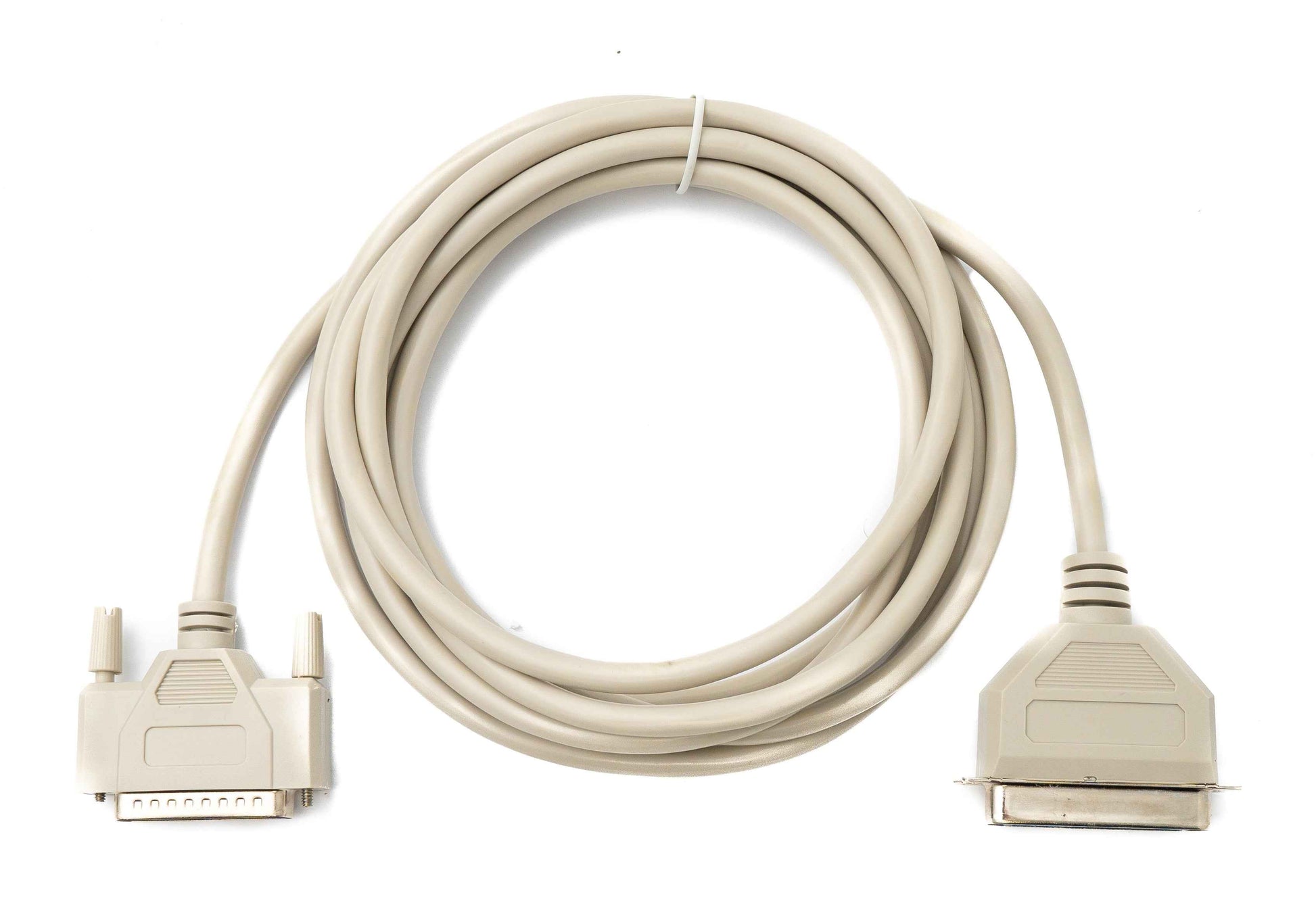 SYSTEM-S D Sub Kabel 3 m 25 Pin Stecker zu 36 Pin Buchse DB25 CN36 in Grau