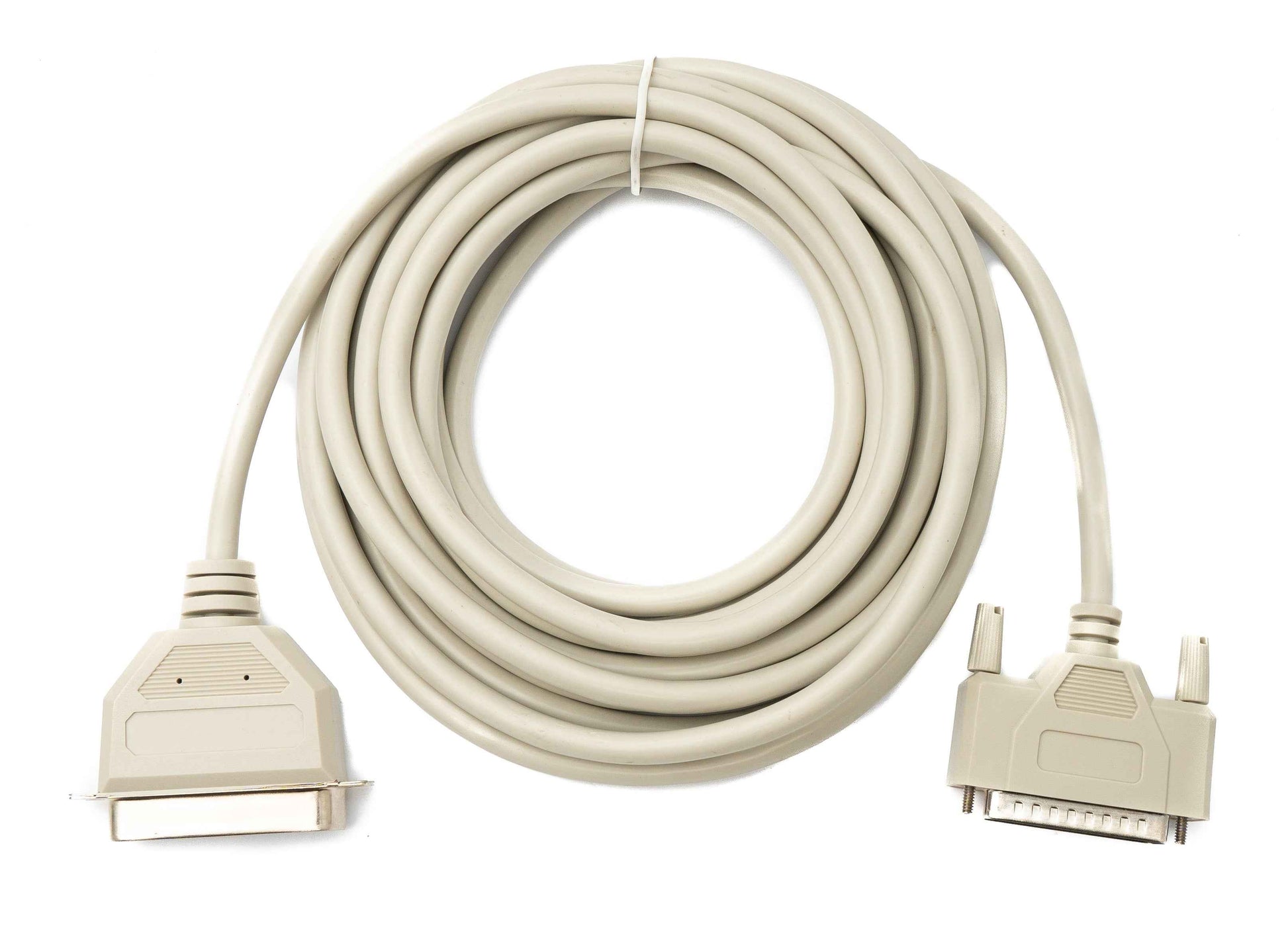 SYSTEM-S D Sub Kabel 5 m 25 Pin Stecker zu 36 Pin Buchse DB25 CN36 in Grau